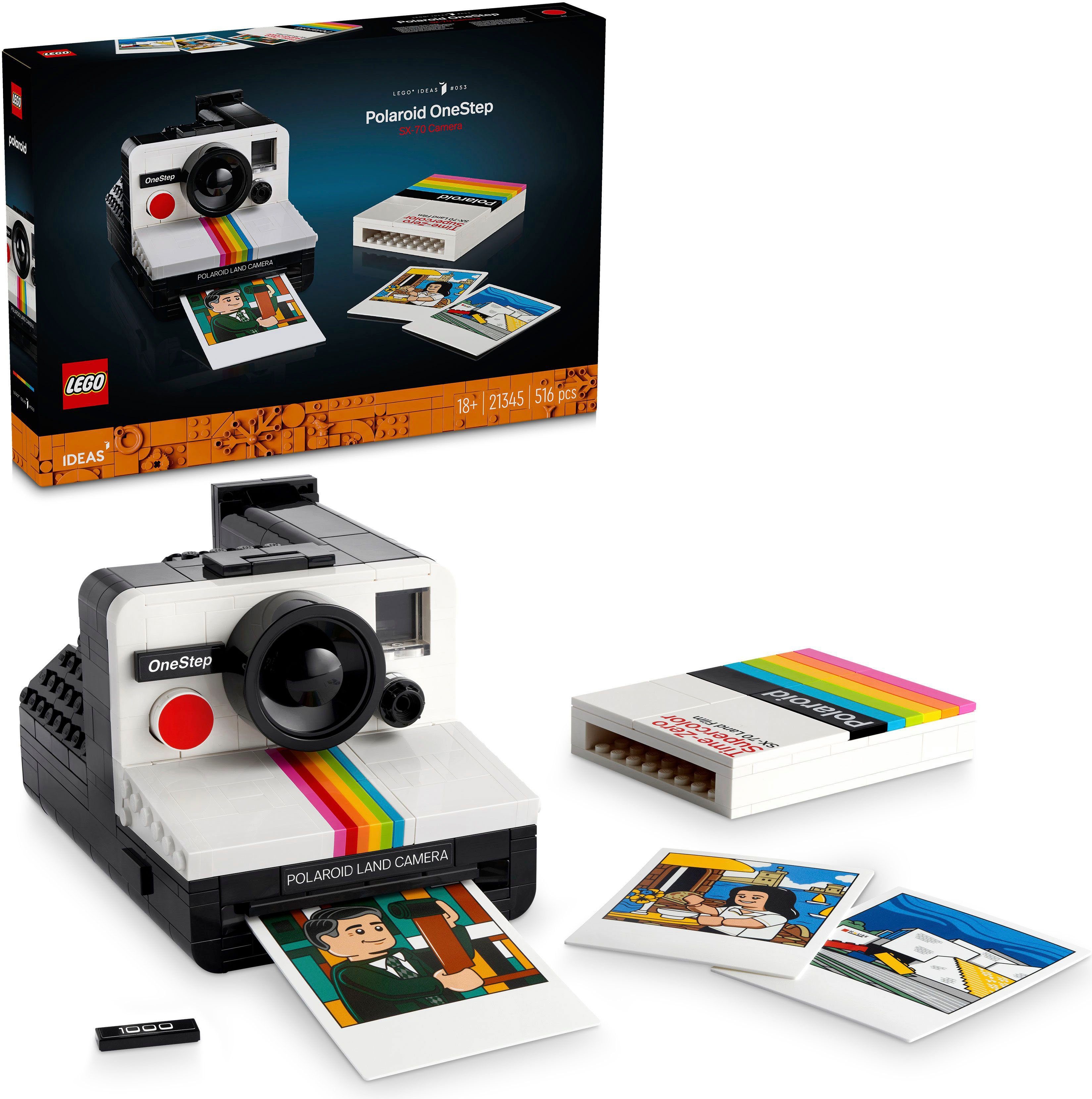 LEGO® Polaroid OneStep SX-70 Sofortbildkamera (21345), günstig online kaufen