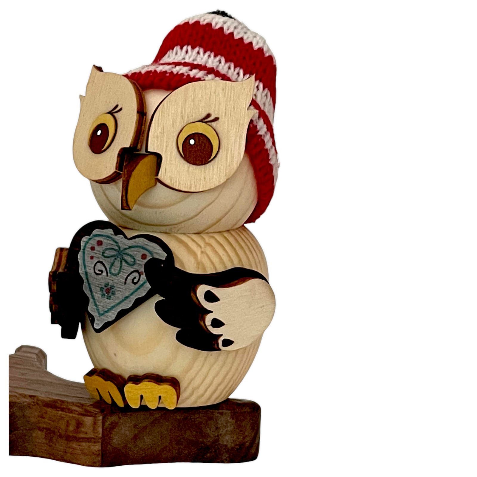 Drechslerei Kuhnert Räuchermännchen Rauchfigur Eule Weihnachtsmarktbesuch mit Kind