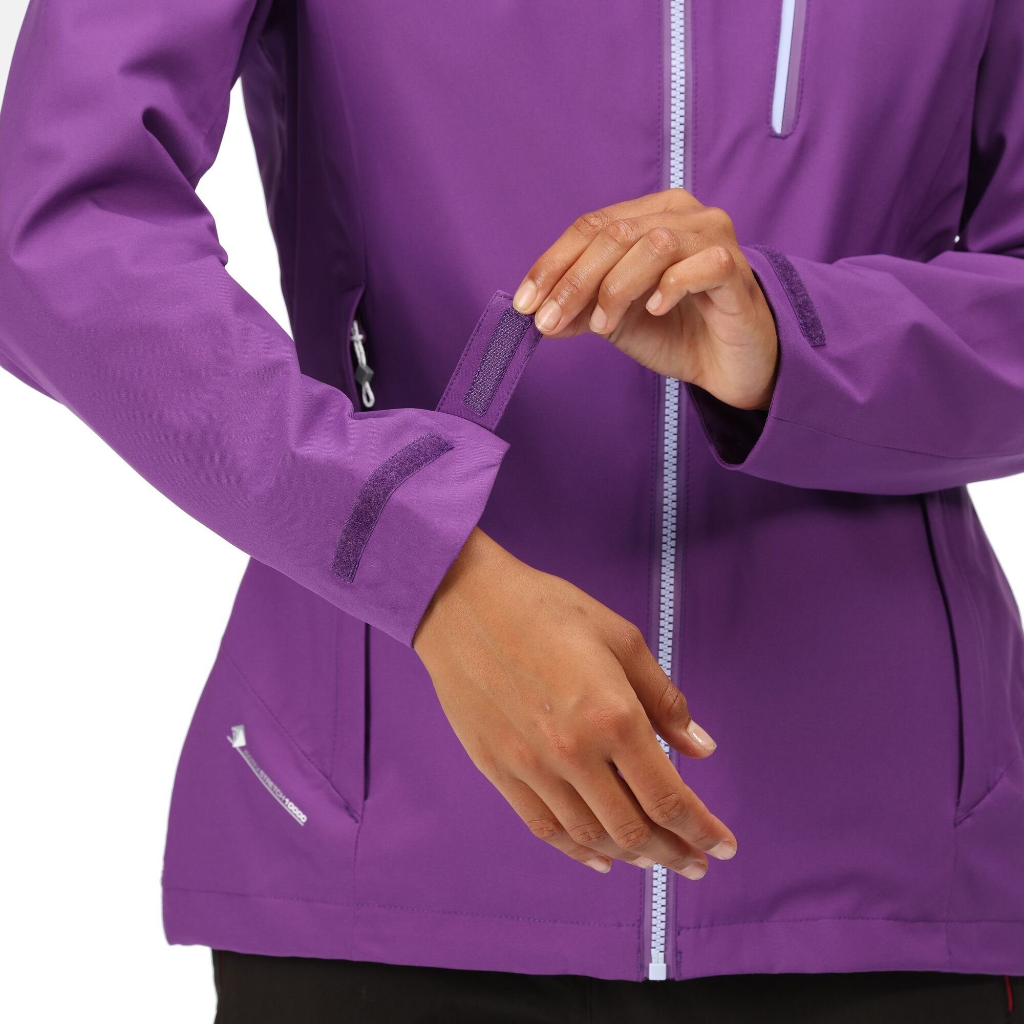 Damen, Regatta 10.000mm Birchdale für Outdoorjacke Wassersäule Plum mit Jam