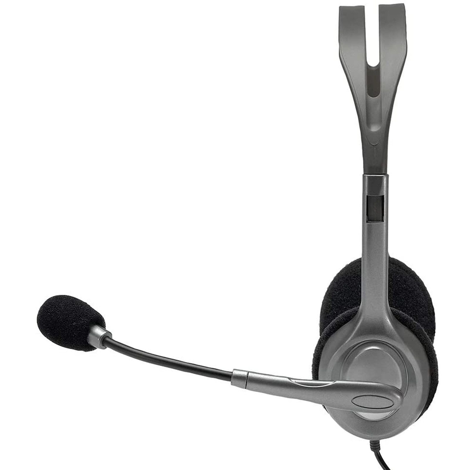 Logitech H110 PC-Headset (Stereo Kopfhörer mit Mikrofon für den Einsatz im z.B. Home Office)