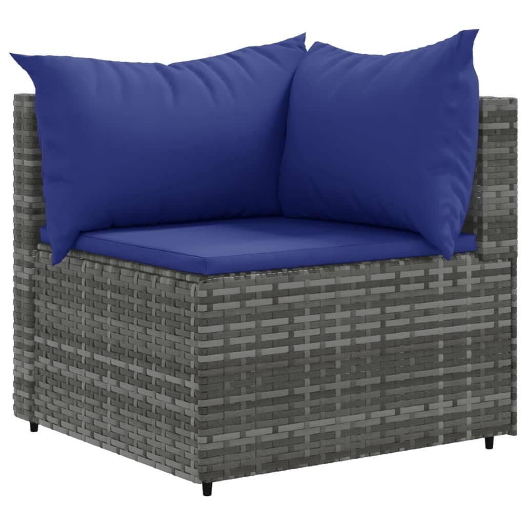 vidaXL Gartenlounge-Set 10-tlg. Garten-Lounge-Set mit Kissen günstig online kaufen