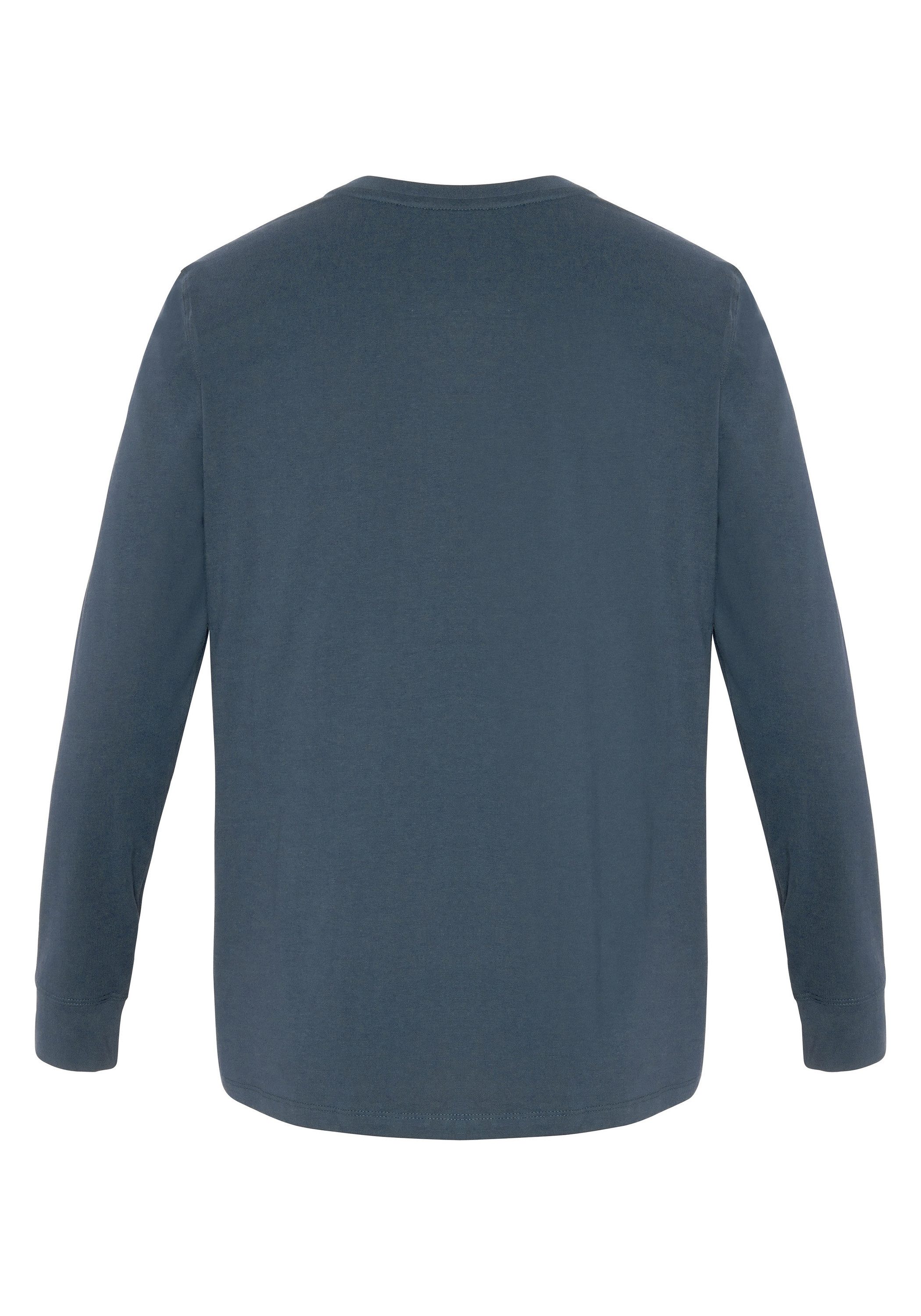 Polo Sylt Langarmshirt im Henley-Look günstig online kaufen