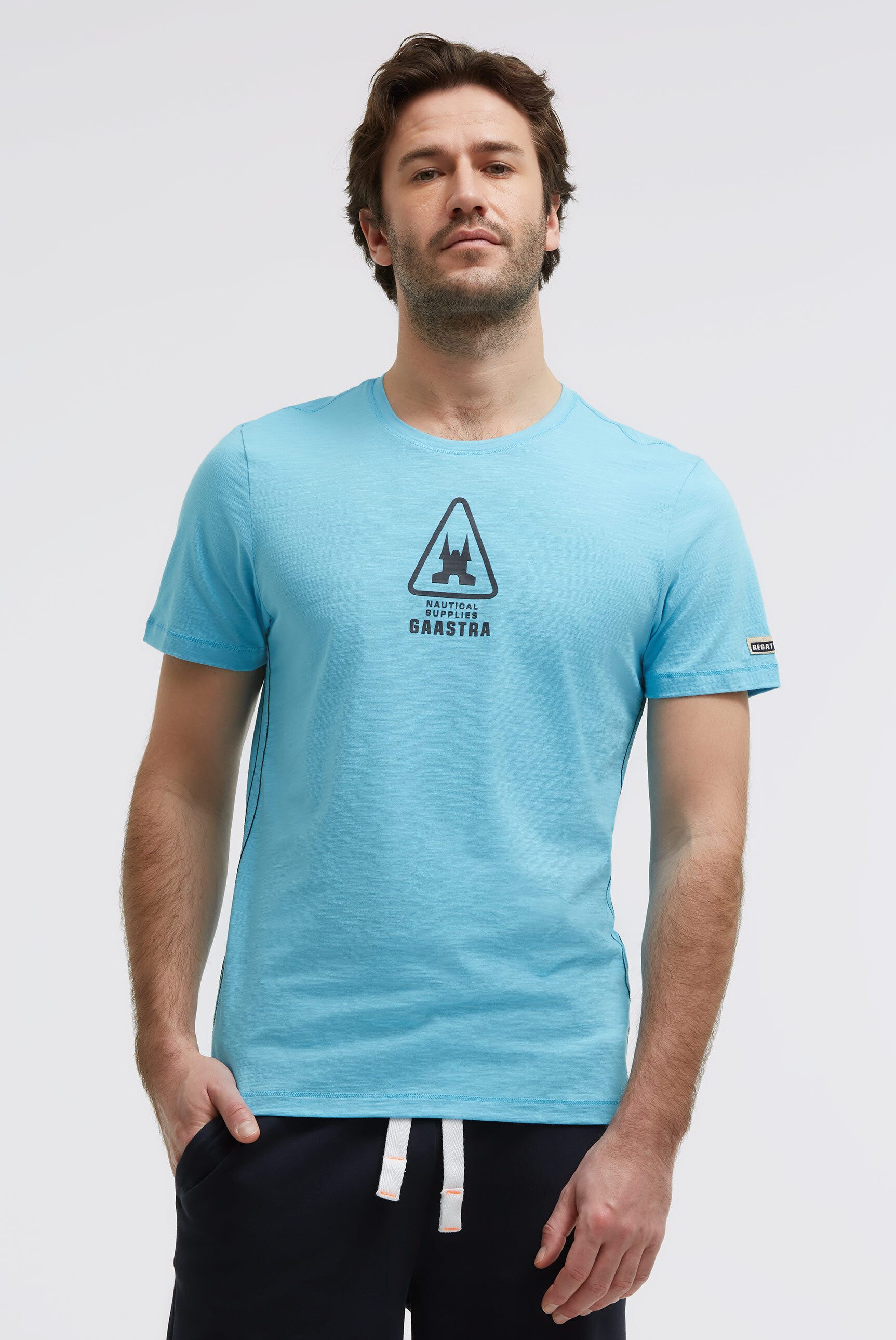 Gaastra Rundhalsshirt mit Kontrastnähten