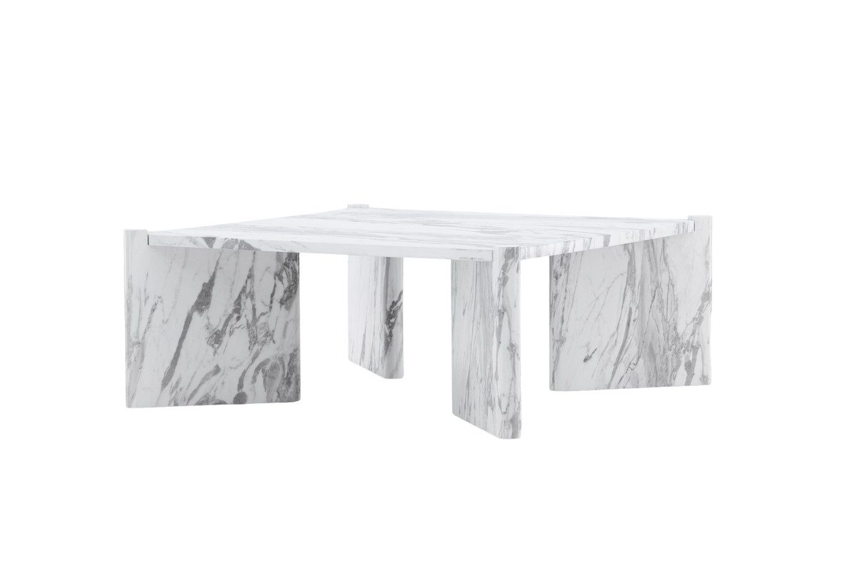 Nordanest Couchtisch ROGALAND 100x100cm, In 4 Farben erhältlich, modernes Design, robuste MDF-Konstruktion