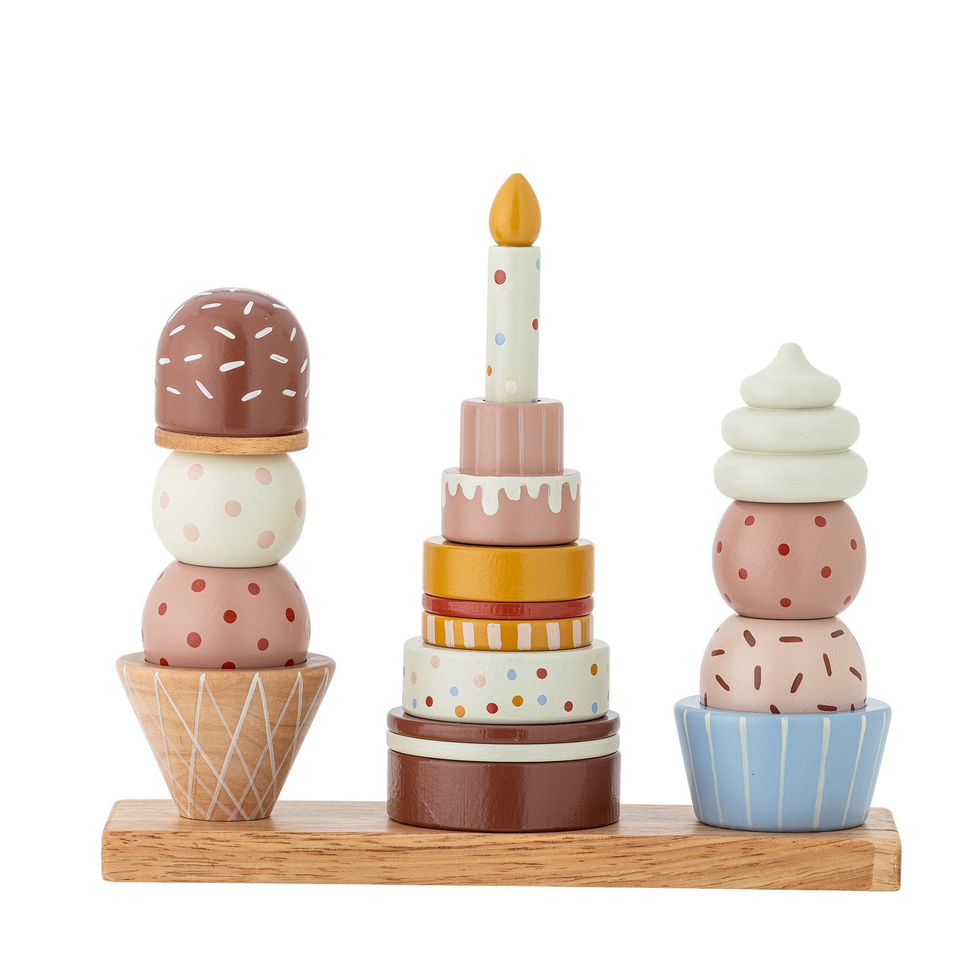Bloomingville Lernspielzeug Bloomingville Celebrate Aktivitätsspielzeug, Natur, 18er Set