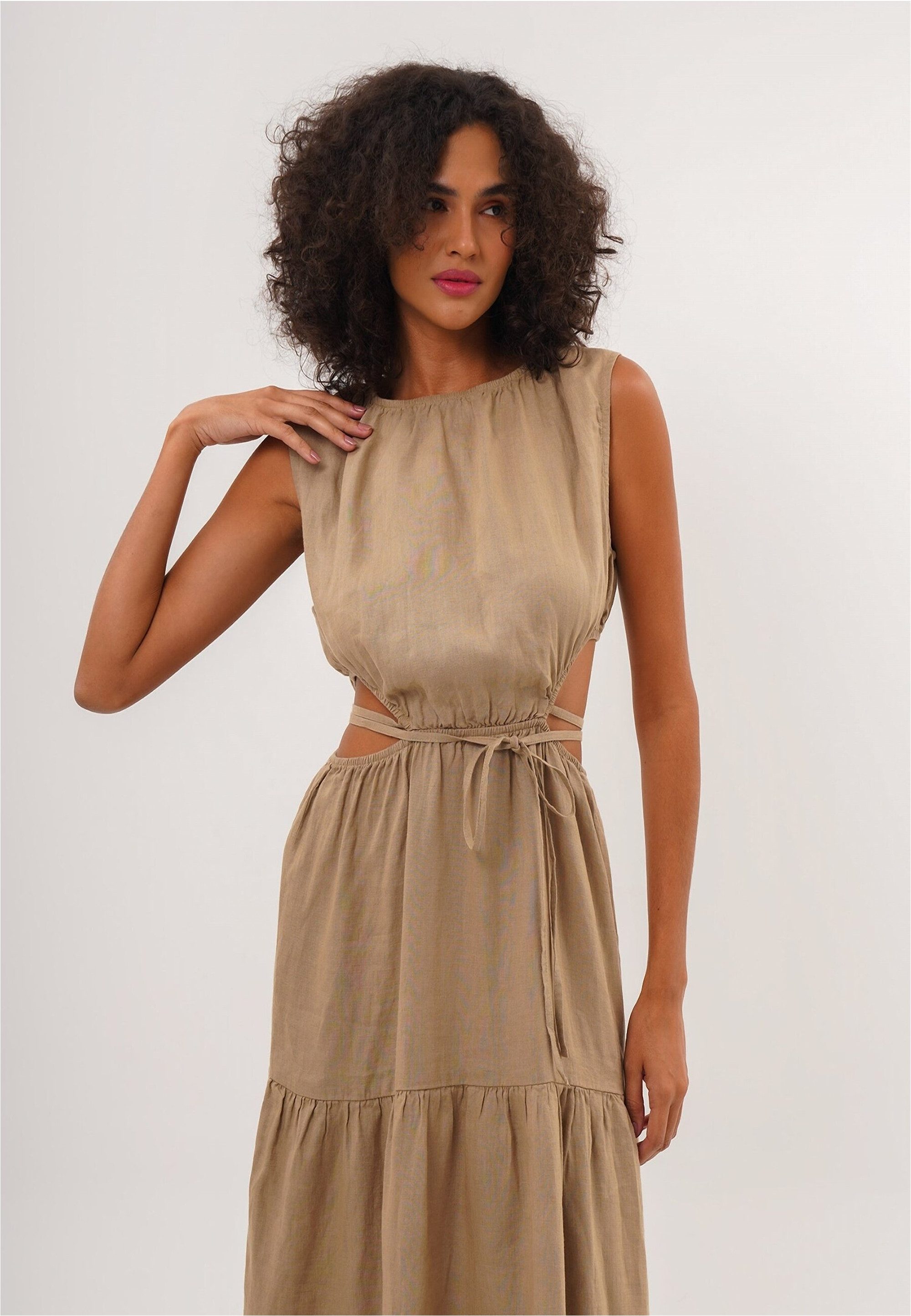 freshlions Jerseykleid Lilia (1-tlg) mit raffinierten Faltendetails