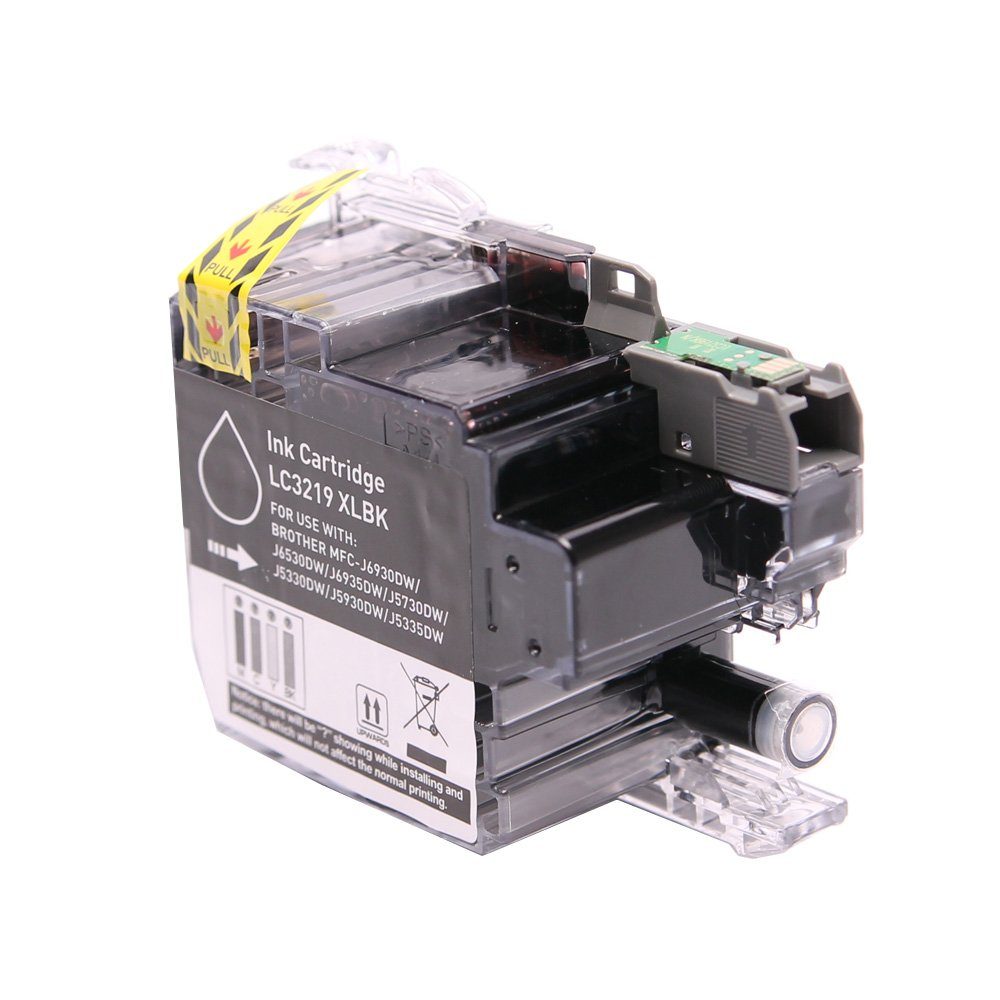ABC Tintenpatrone (Kompatible Druckerpatrone für Brother LC-3219 XL Schwarz, FC-J5930DW MFC-J6530DW MFC-J6535DW MFC-J6730DW MFC-J6930DW MFC-J6935DW)
