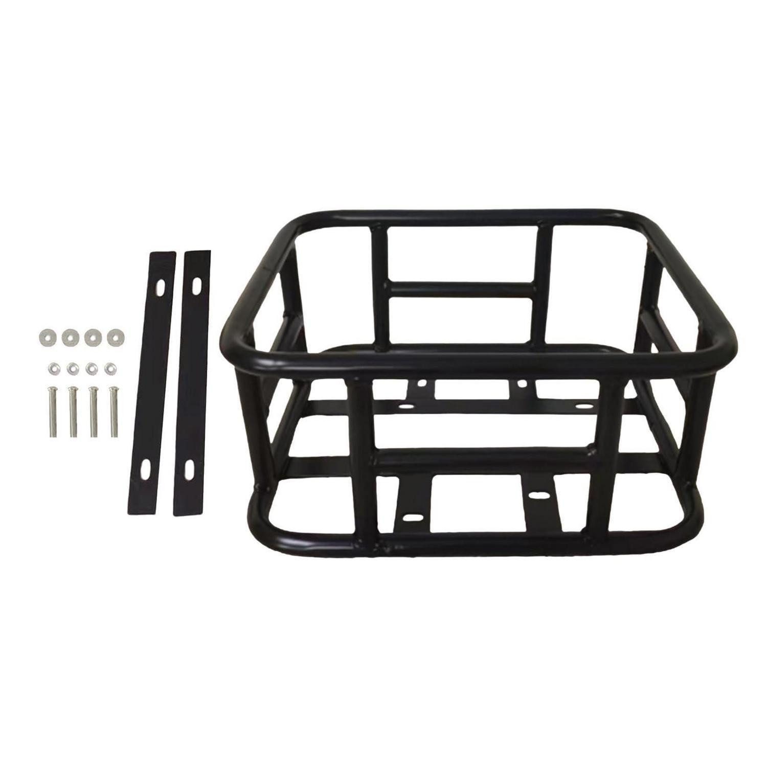 LuxusKollektion Fahrradtasche Fahrradkorb hinten Metall groß