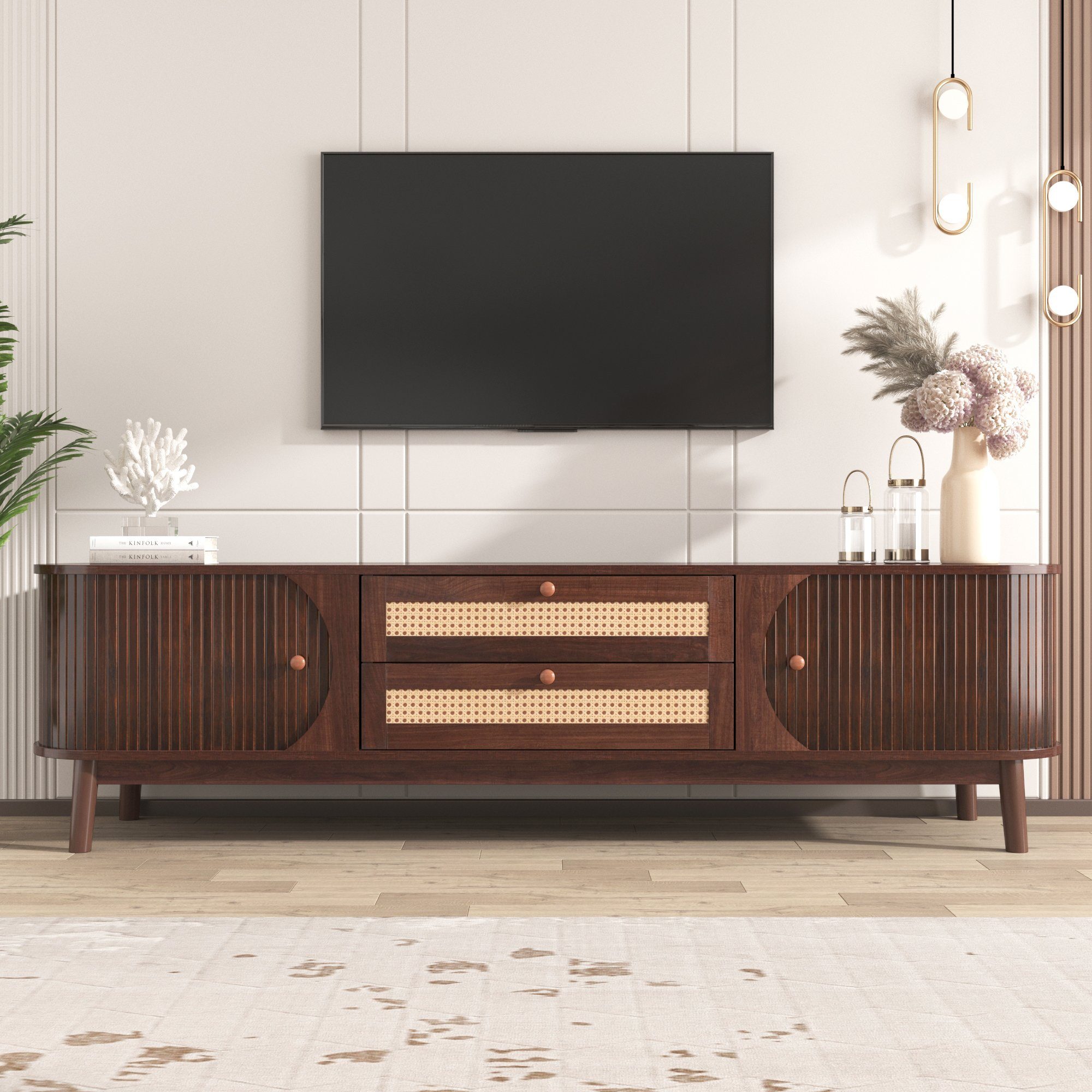 BlingBin TV-Schrank TV-Möbel, TV-Panel, TV-Lowboard, Fernsehtisch günstig online kaufen