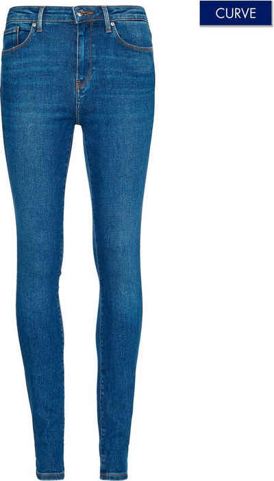 Tommy Hilfiger Curve Skinny-fit-Jeans CRV TH FLX HARLEM U SK HW A PATY mit Tommy Hilfger Logo-Badge