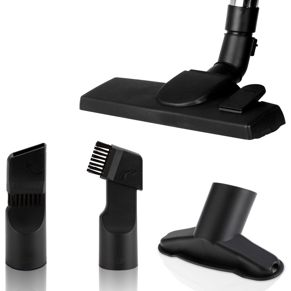 monzana Bodenstaubsauger, 900 W, mit Beutel (nicht im Lieferumfang), HEPA Filter 3L Behältervolumen Saugkraftregulierung am Griff