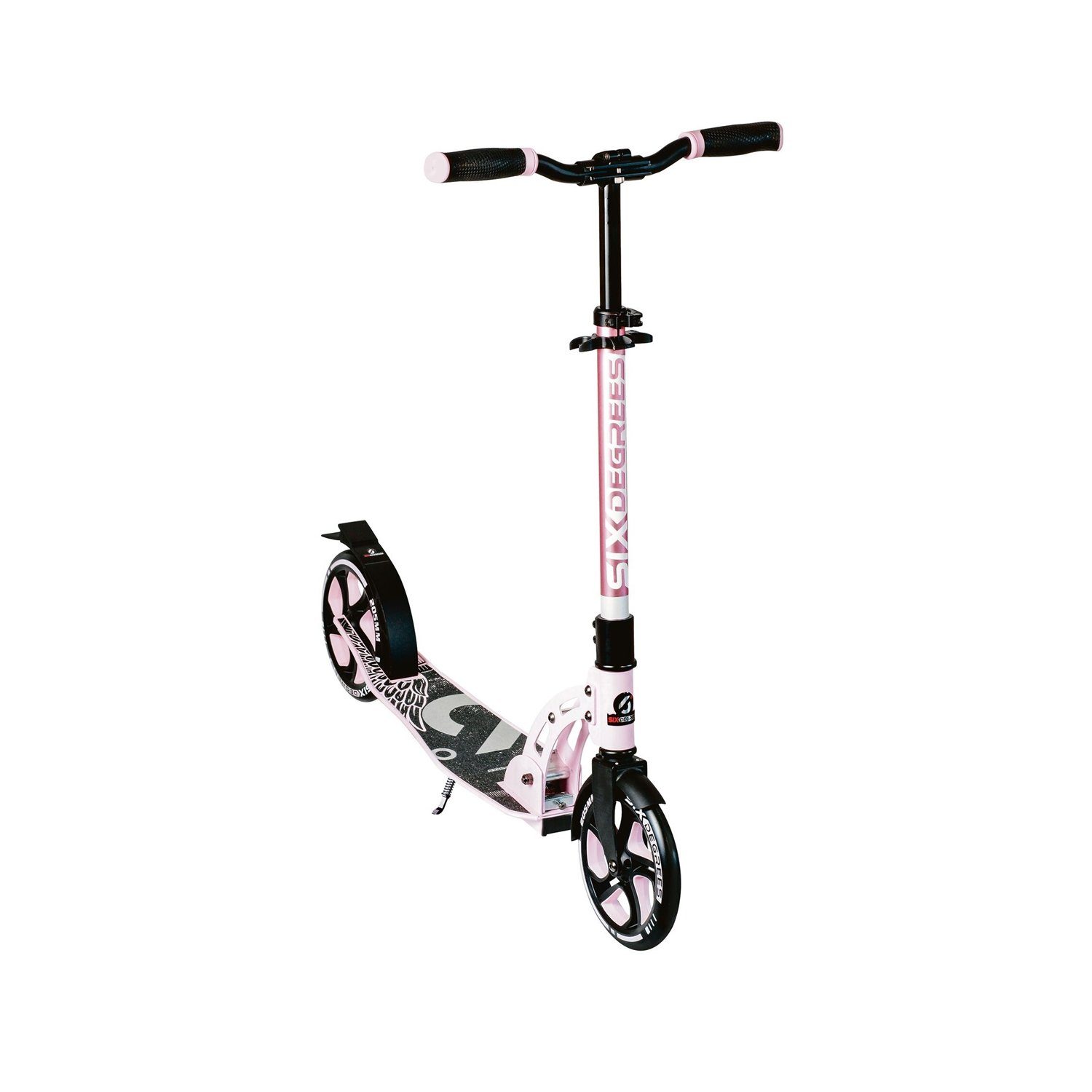 authentic sports & toys Scooter 569 SIX DEGREES Aluminium Scooter 205 mm pastell-pink