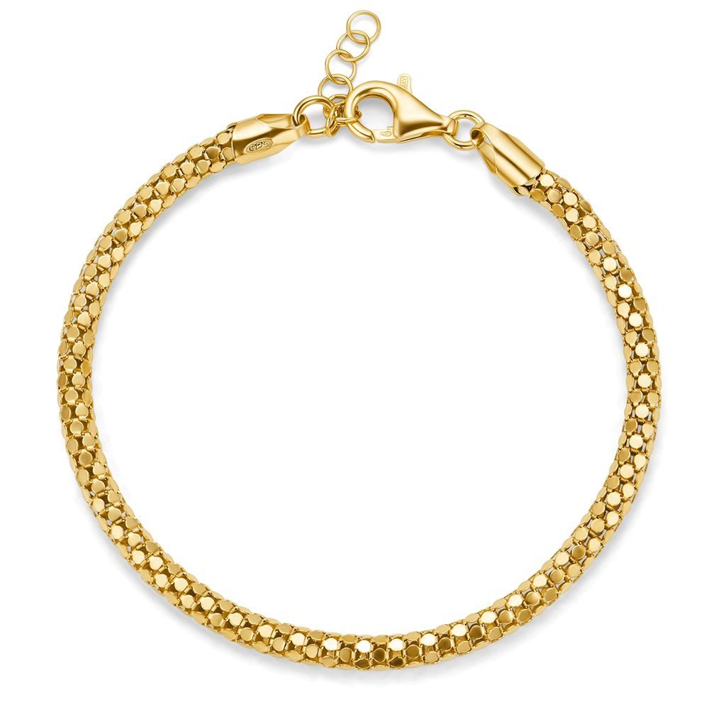 Miore Armband SIL012B - 18 kt. vergoldetes 925 Sterling Silberarmband 18 cm günstig online kaufen