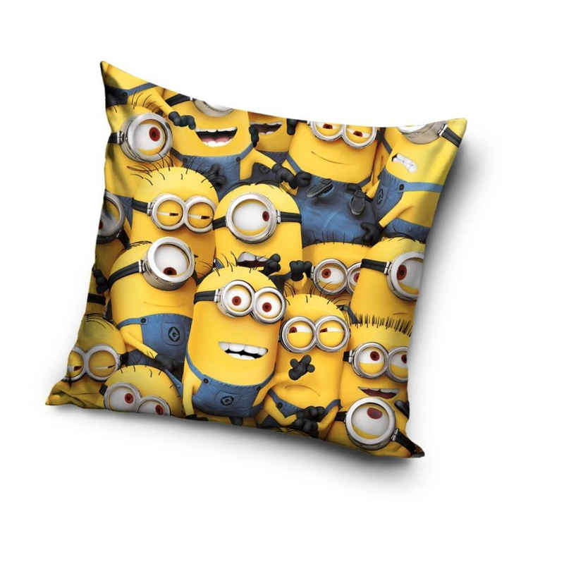 Minions Dekokissen Minions Velour Kissen Dekokissen 40 x 40 cm