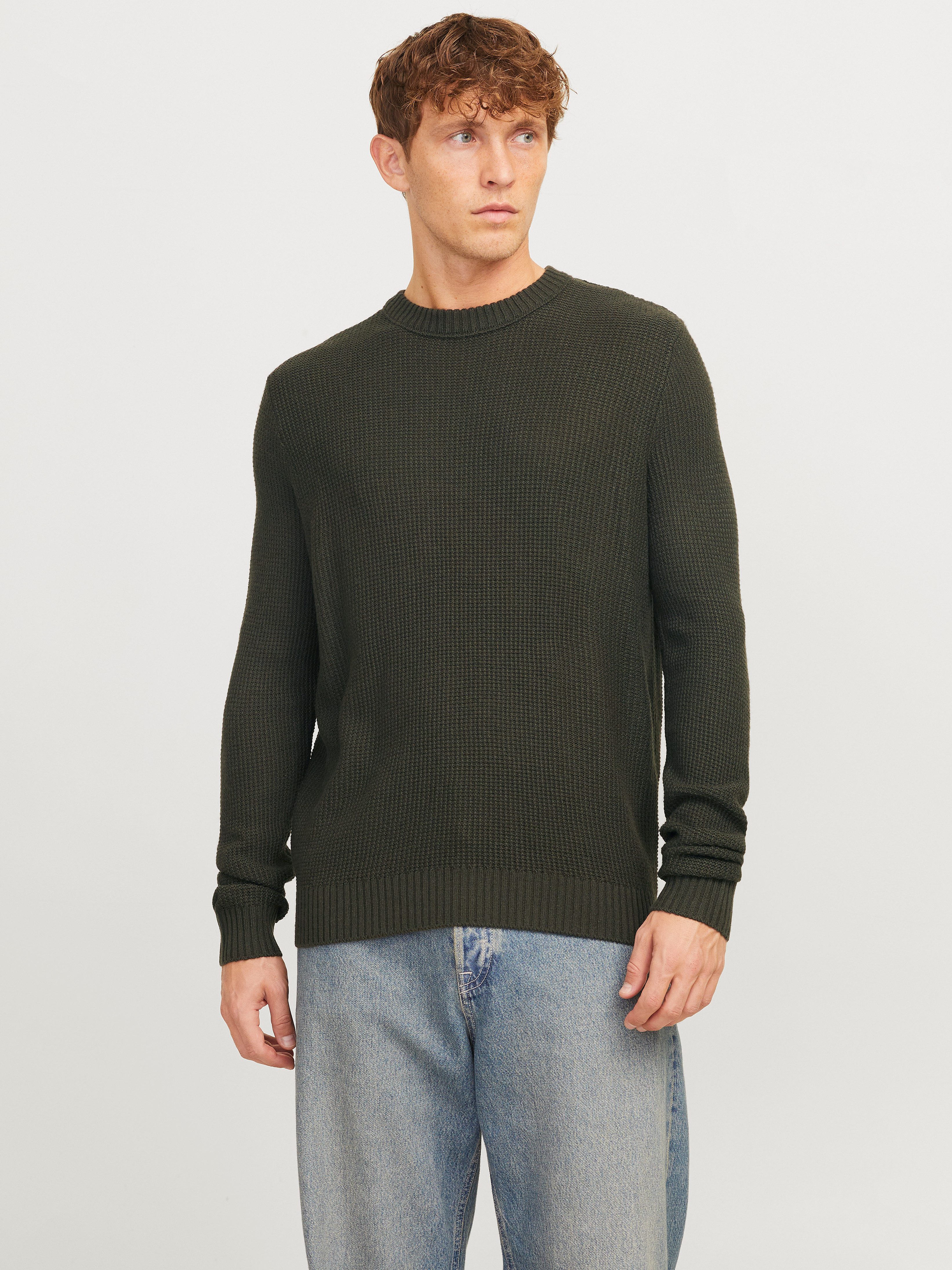 Jack & Jones Rundhalspullover JJROY KNIT günstig online kaufen