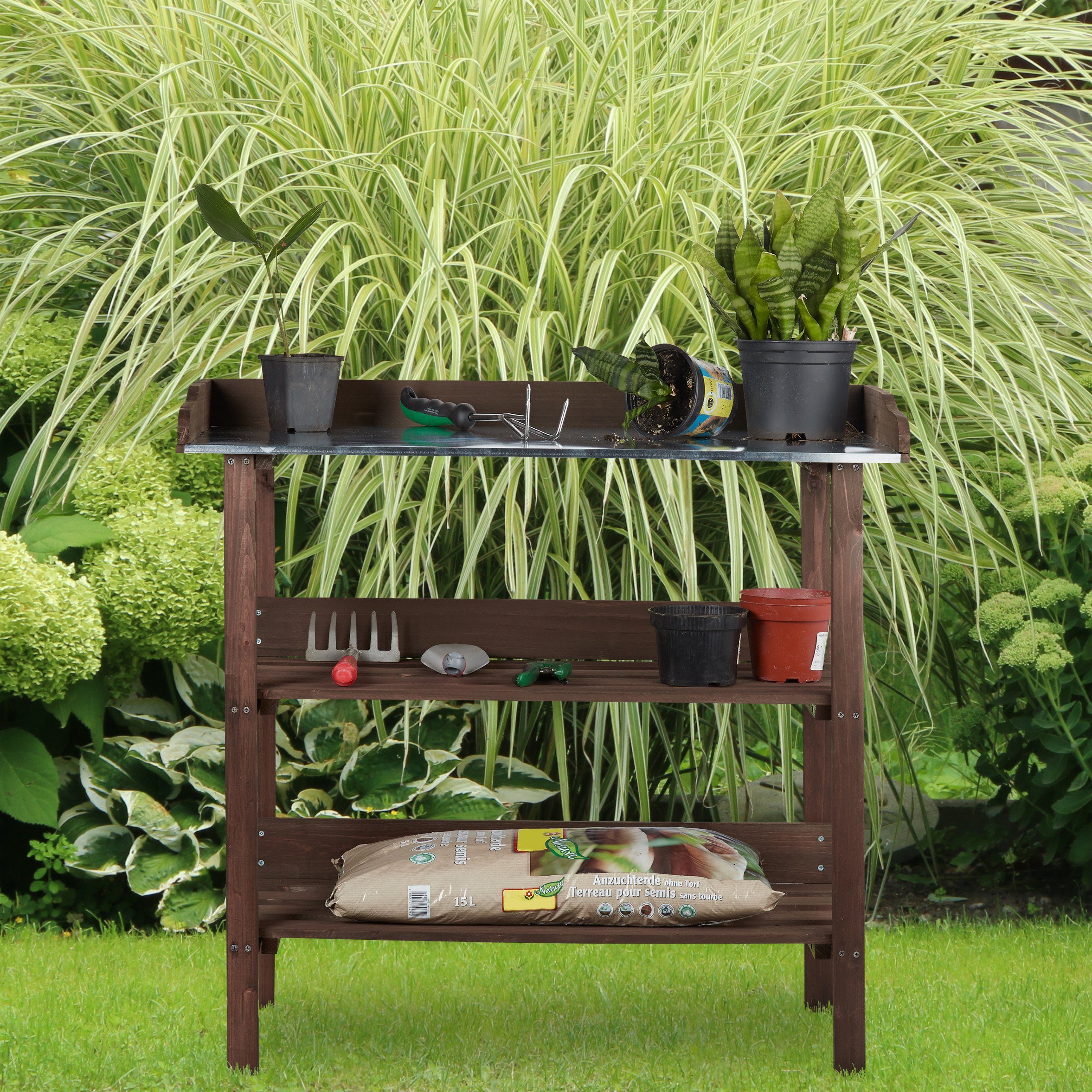 relaxdays Pflanztisch Holz günstig online kaufen