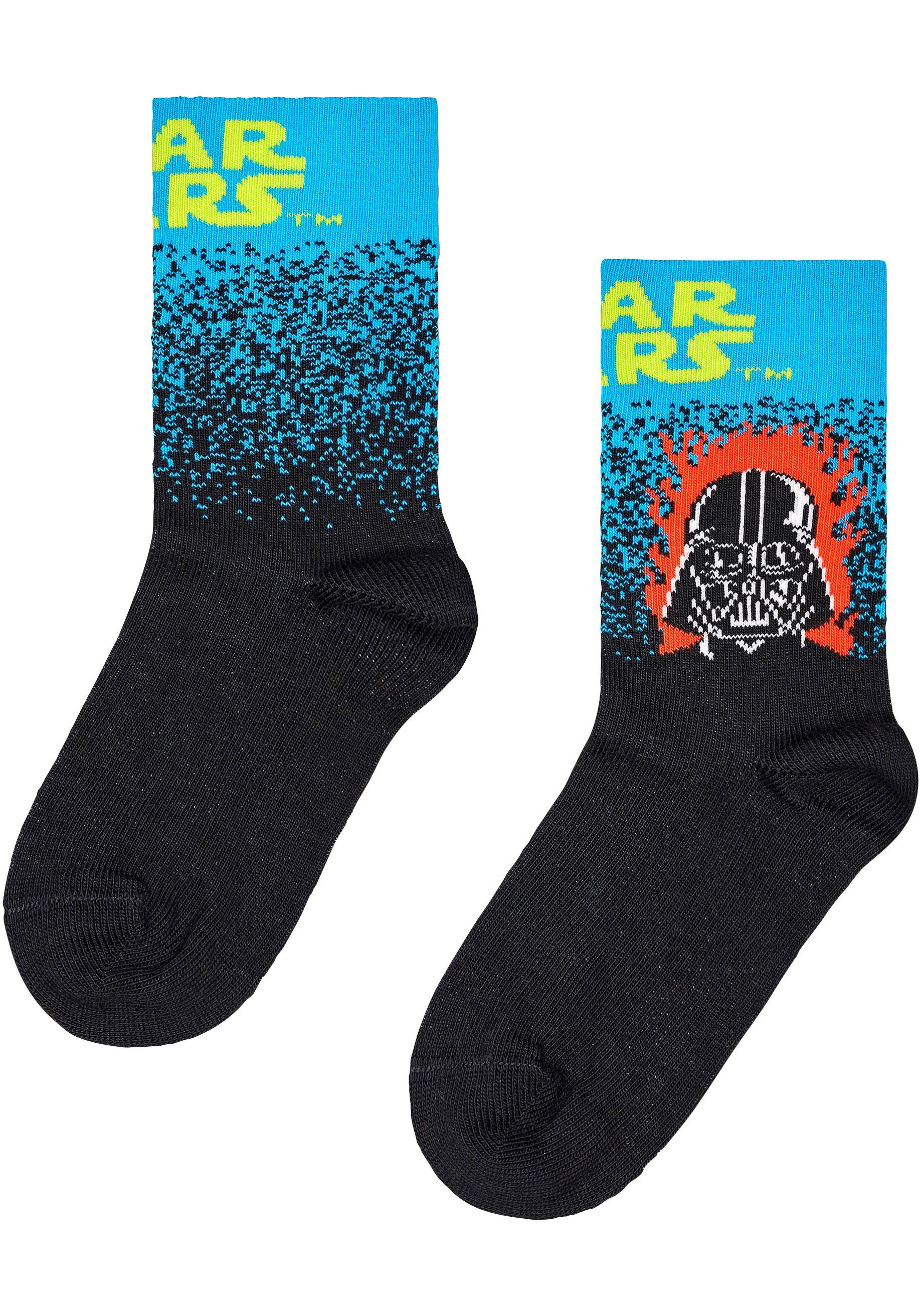 Happy Socks Socken Star Wars Set Millennium Wars Darth Vader Logo Falcon, & Star (3-Paar) Gift