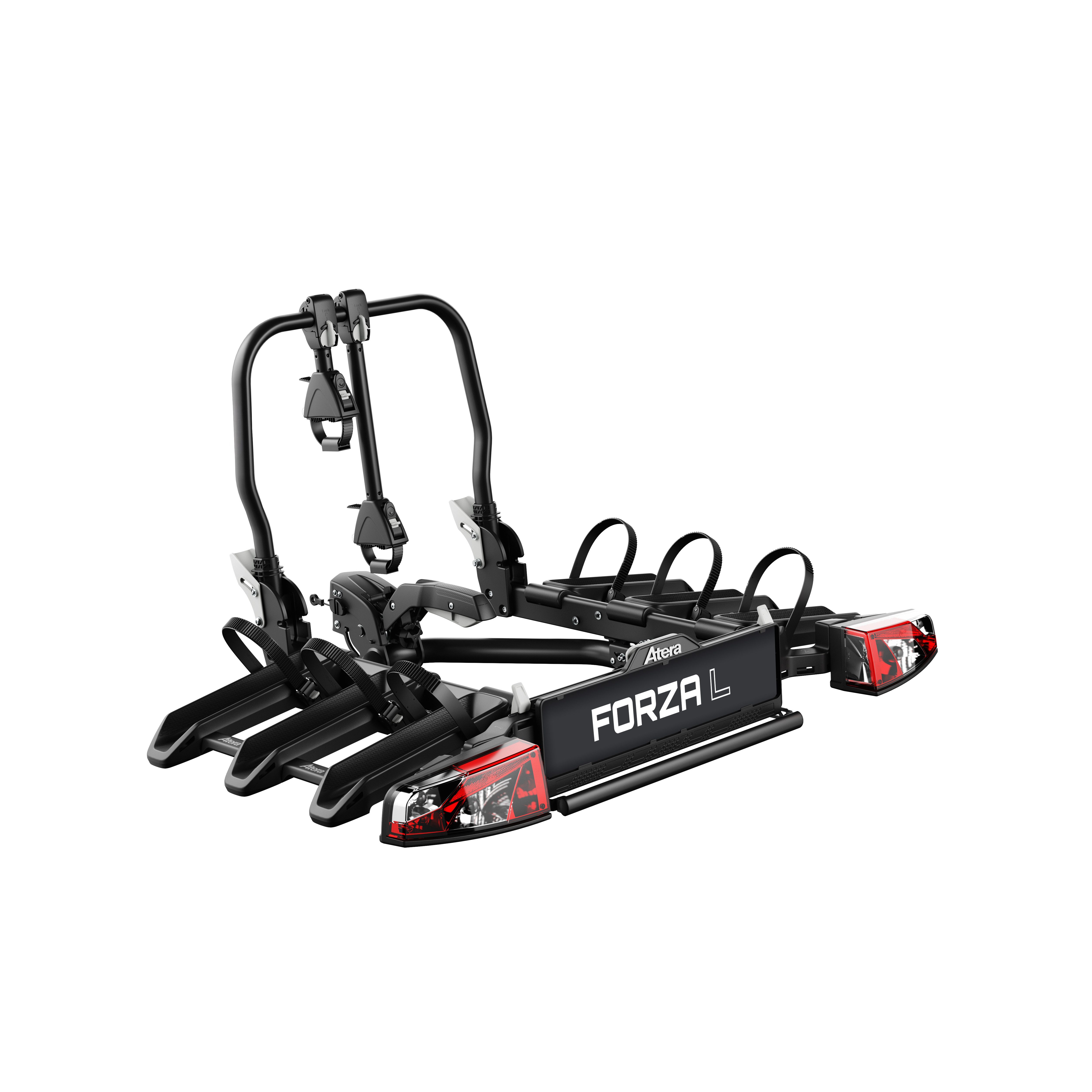 Atera Kupplungsfahrradträger Atera Forza L für 3 Räder faltbar