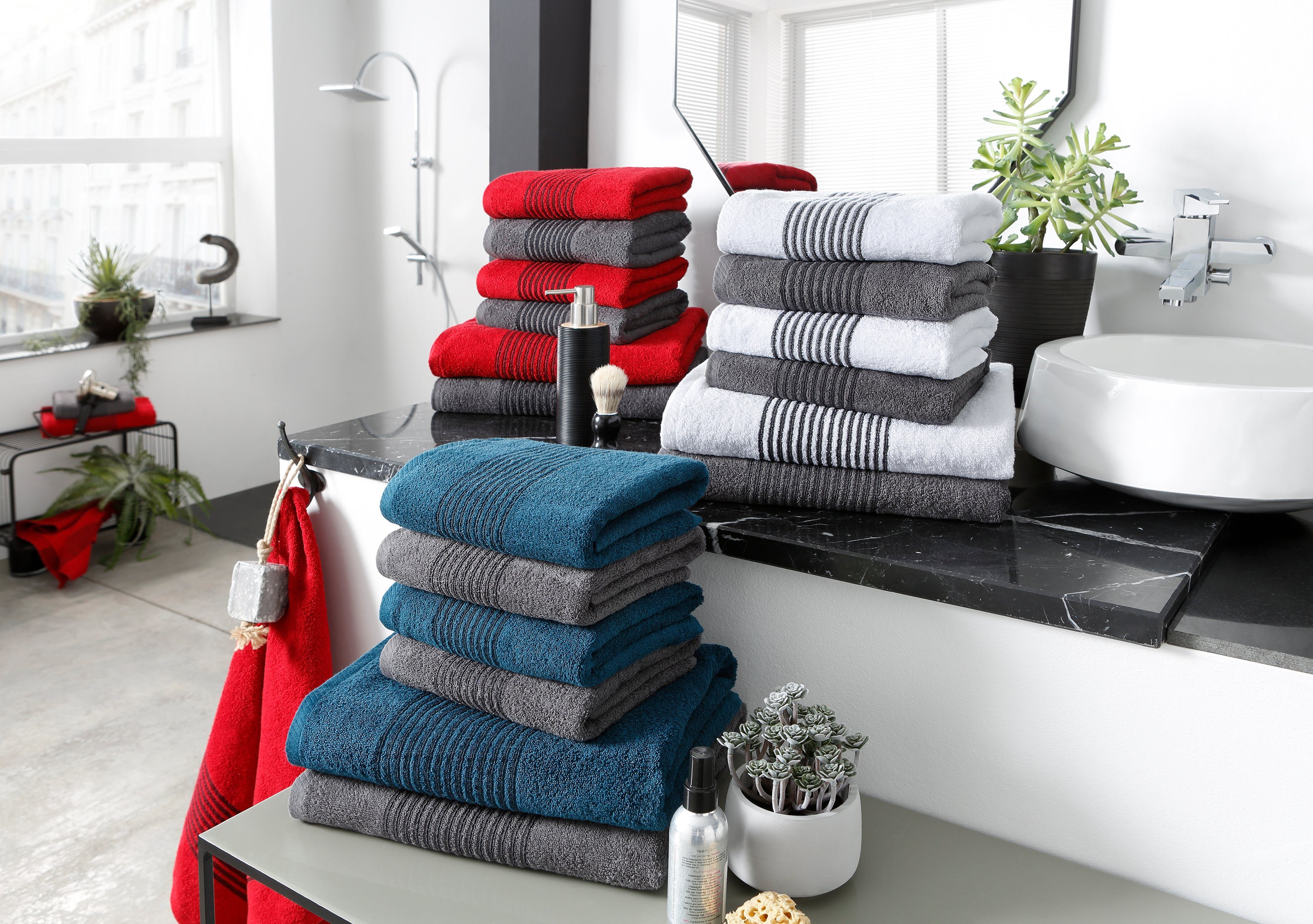 Bruno Banani Handtuch Set Jassen, Duschtücher, günstig online kaufen