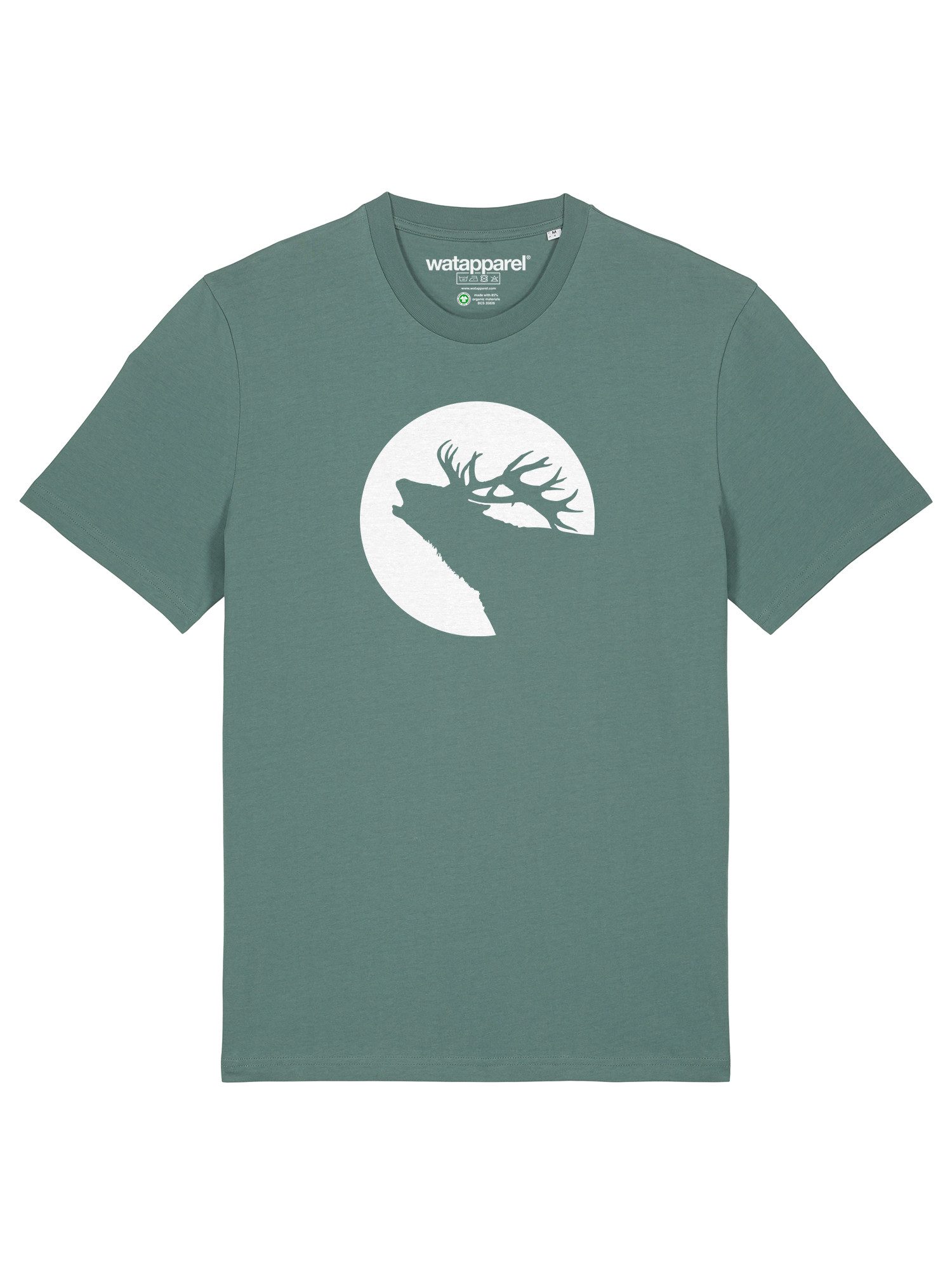 wat? Apparel T-Shirt Röhrender Hirsch