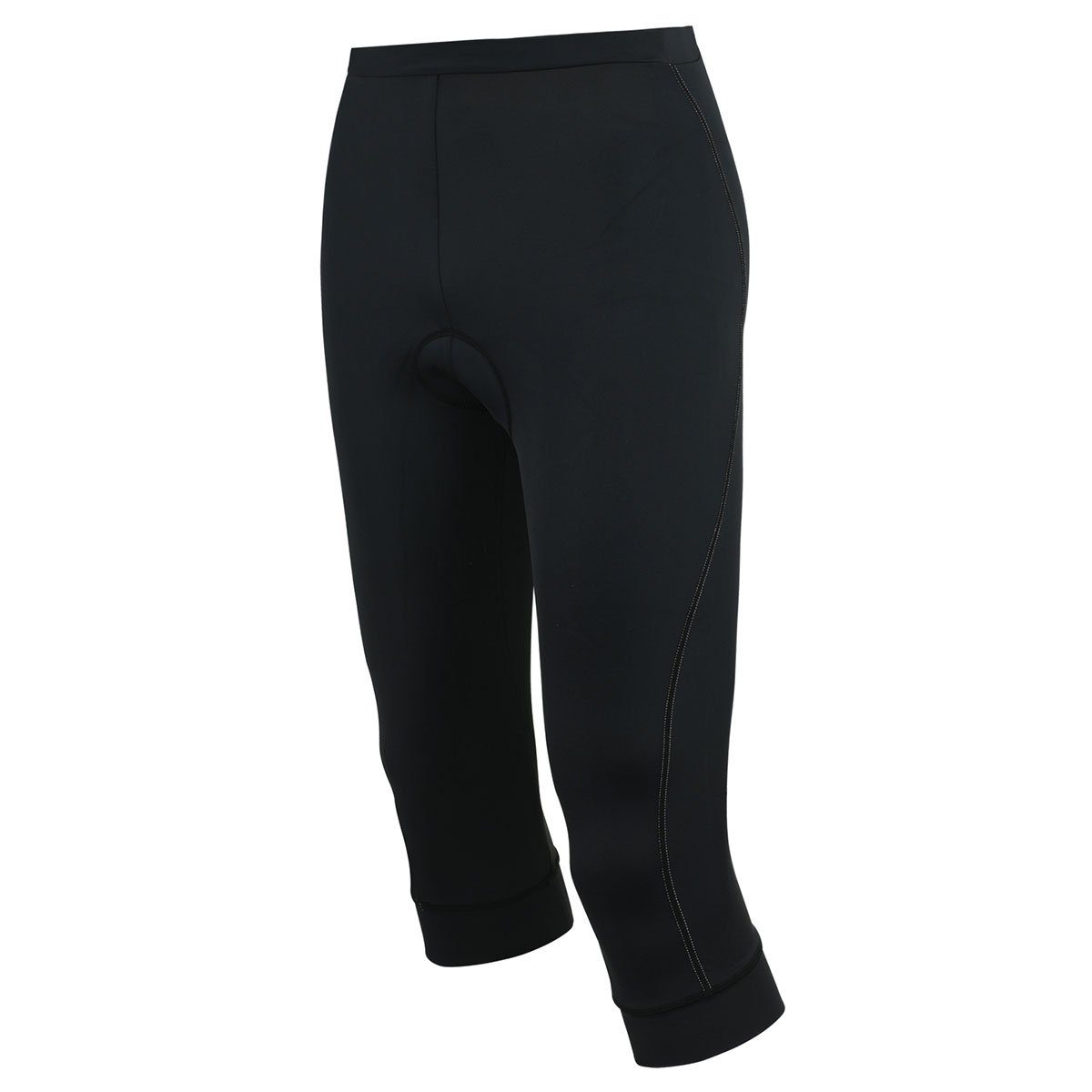 Airtracks Radlerhose Damen Fahrradhose 3/4 Lang Comfort Line (» S M L XL XXL «) Radhose mit 3D Air Flow Gel Polster, & Quick Dry Funktion