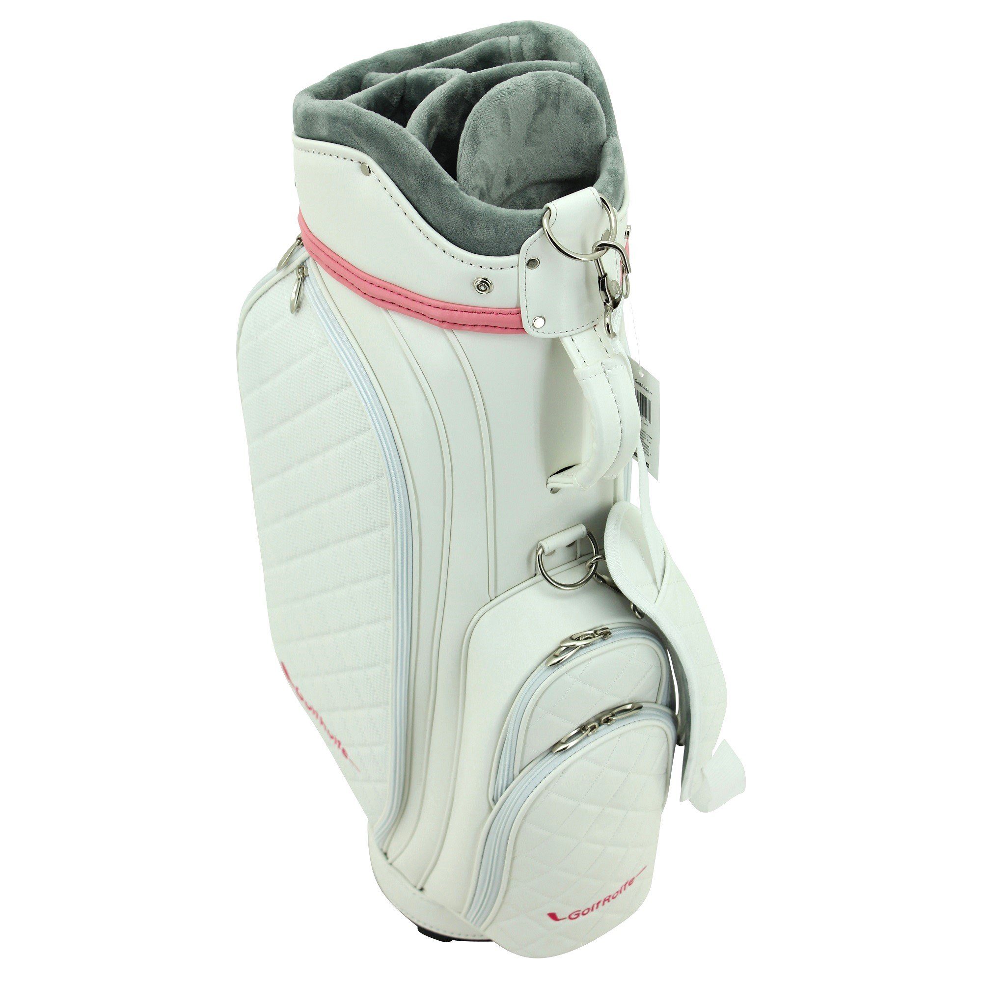 GolfRolfe Golfballtasche GolfRolfe - Golfbag Caddybag 14279 Design weiß Golftasche