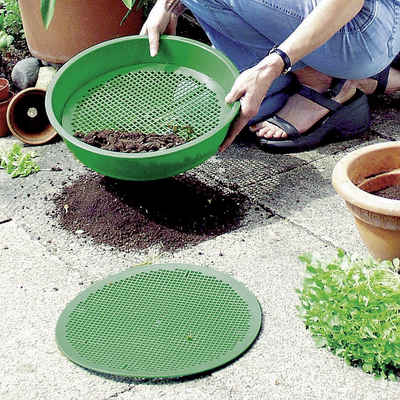 Lucht Gartenpflege-Set »Erdsieb rund 38 cm Kunststoff Gartensieb«