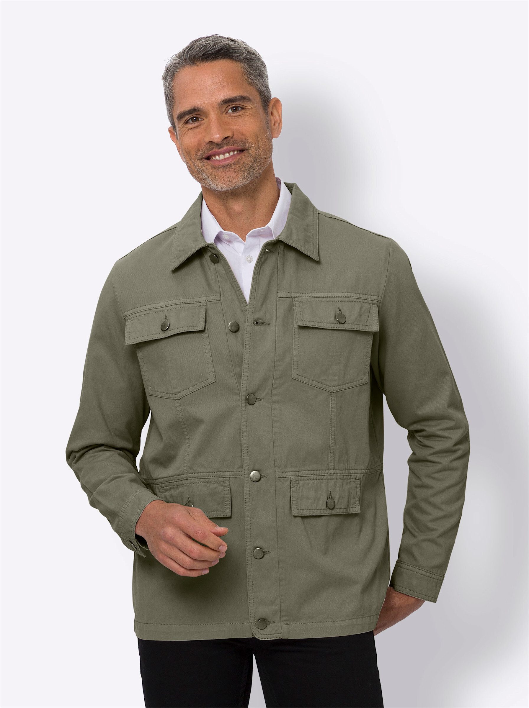 Sieh an! Blouson Jacke Länge ca. günstig online kaufen