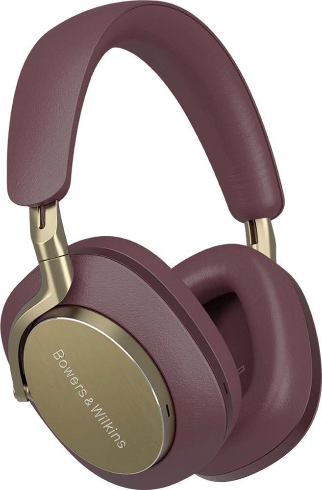 Bowers & Wilkins Px8 Bluetooth-Kopfhörer (Geräuschisolierung, Hi-Res, Noise-Cancelling, Transparenzmodus, A2DP Bluetooth, AVRCP Bluetooth, Bluetooth, HFP, HSP, aptX Bluetooth) Königliches Burgunderrot | Kopfhörer