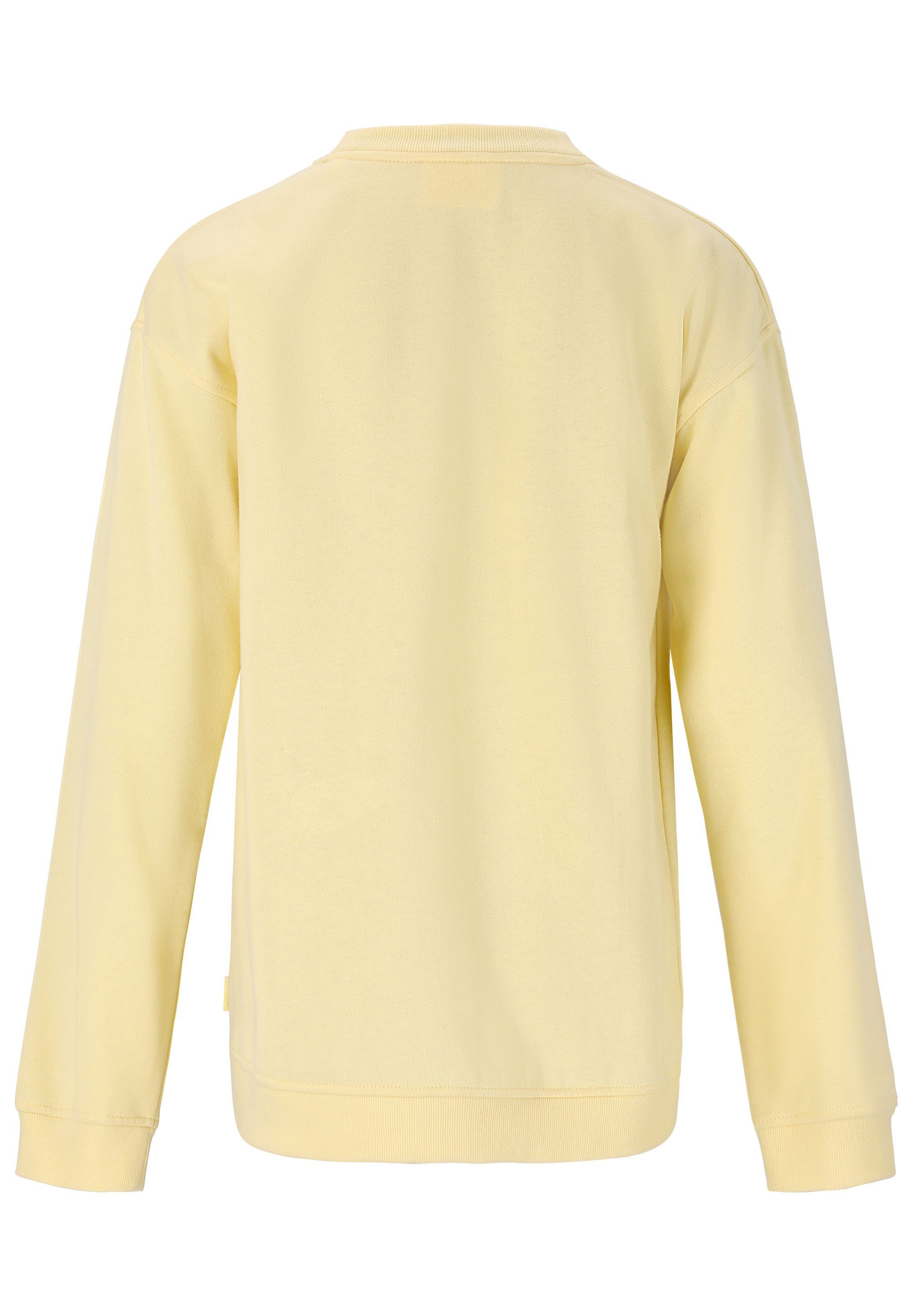 Sweatshirt mit Baumwoll-Touch hellgelb ENDURANCE Bastini