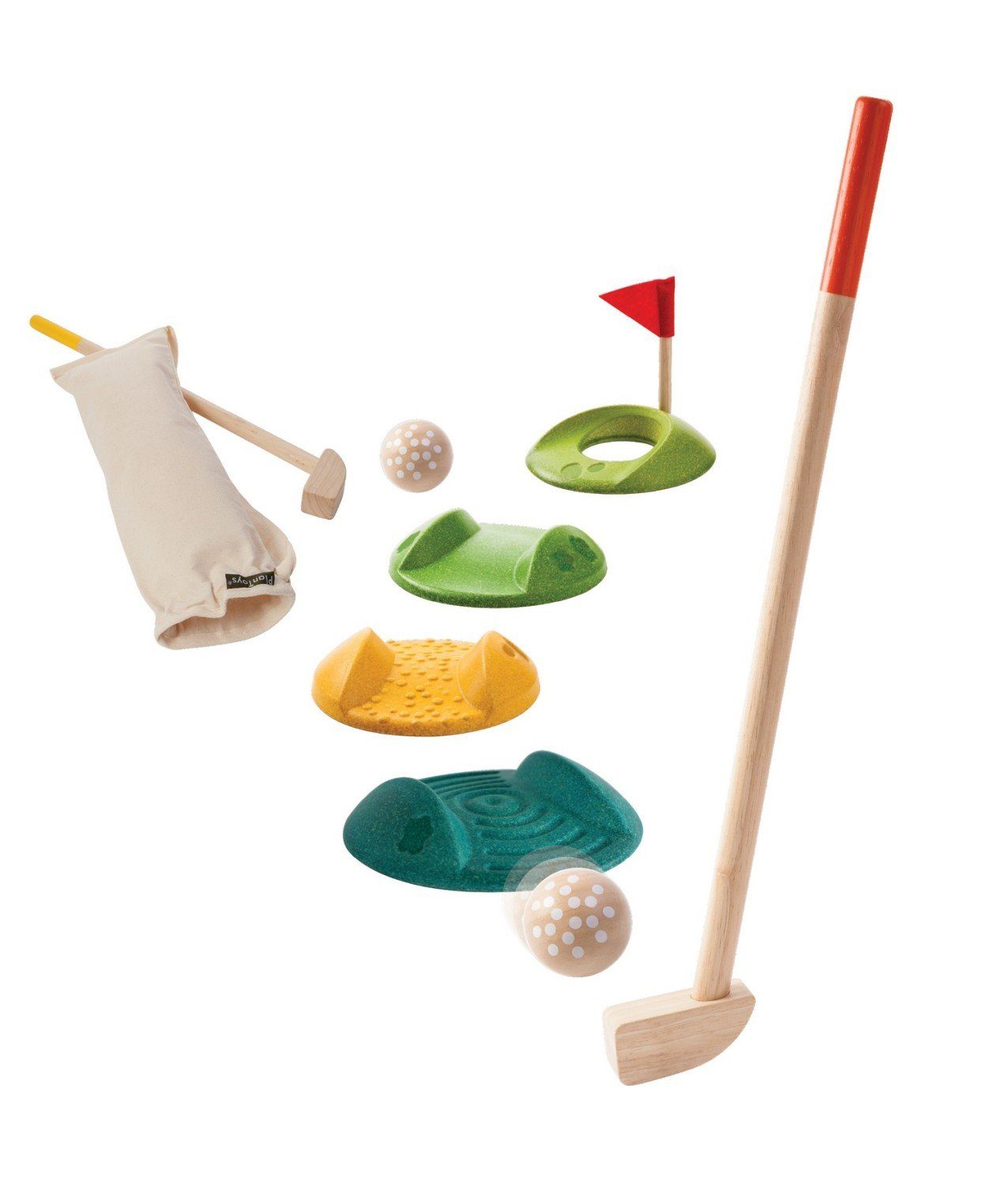 Plantoys Spiel Mini-Golf Komplettset