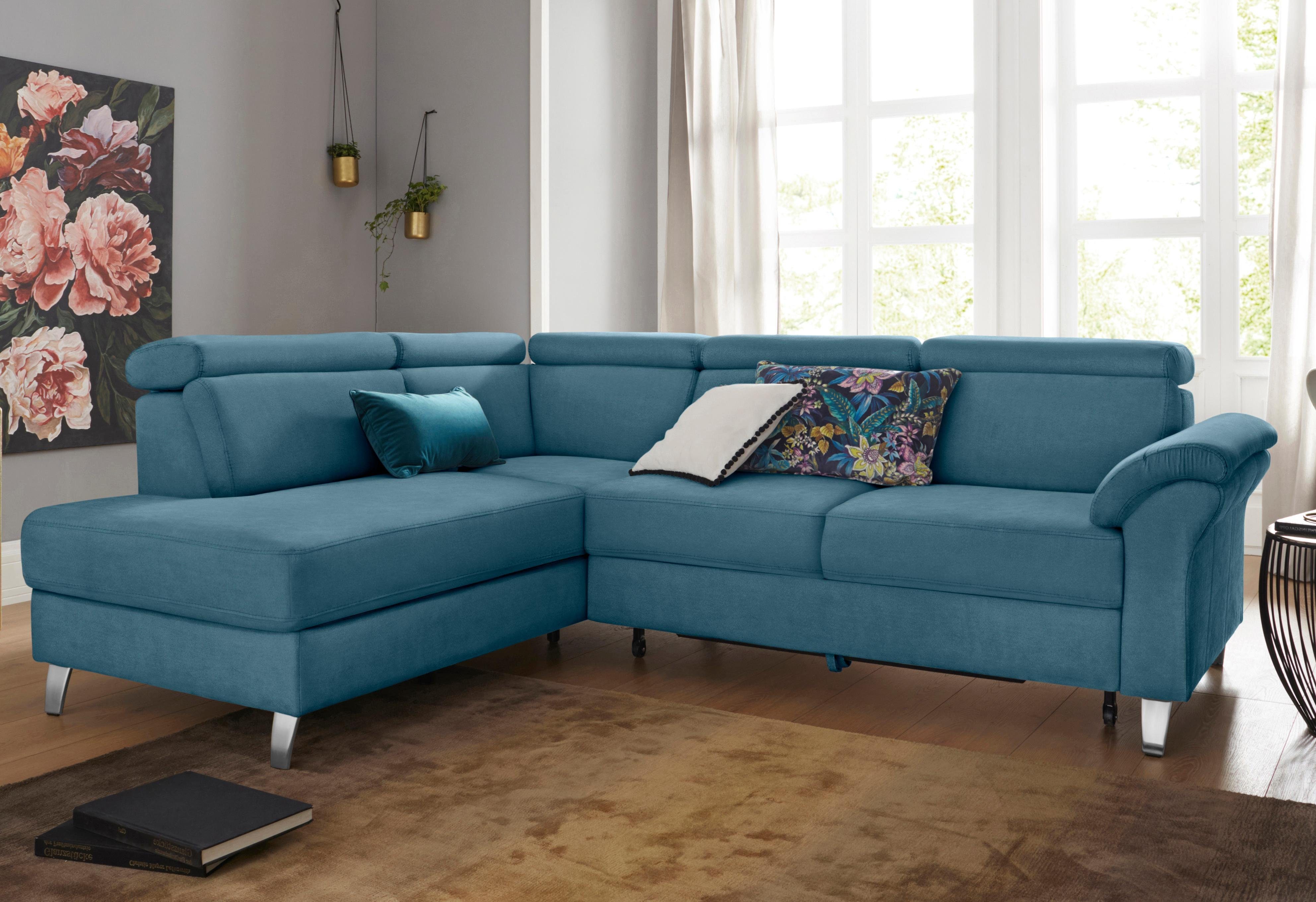 sit&more Ecksofa Arngast L-Form, inklusive Kopfteilverstellung günstig online kaufen