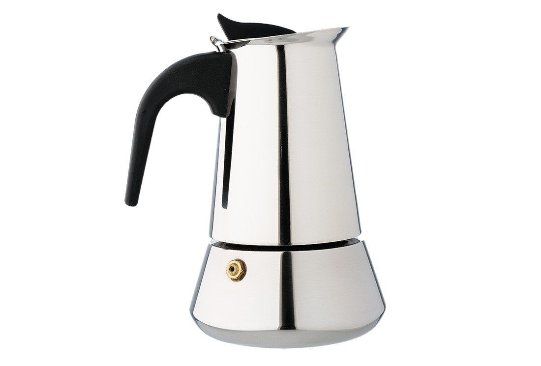 Dekonaz Kaffeekanne rostfreier Tassen Espressokanne Stahl 4