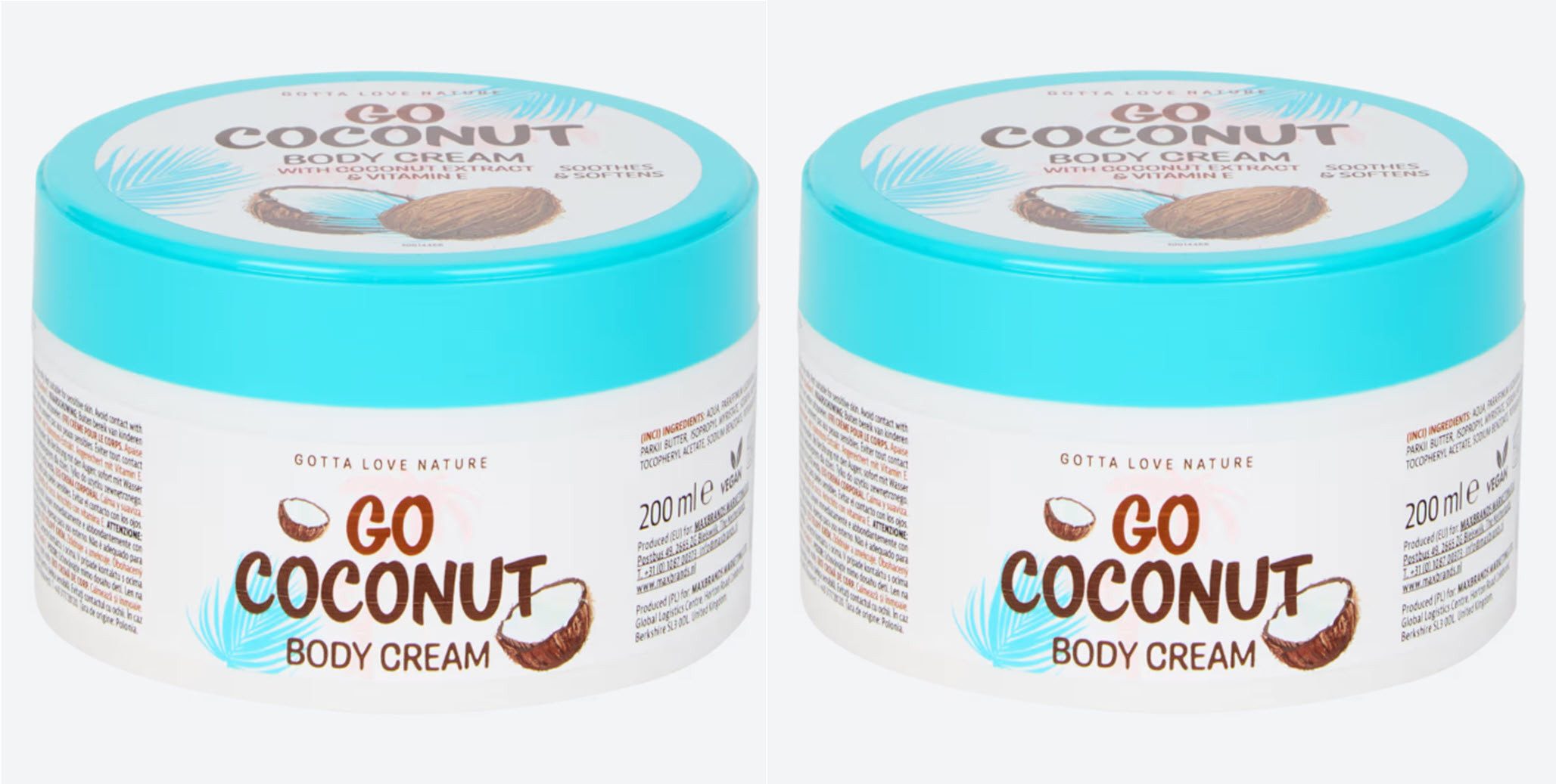 Spectrum Körpercreme Coconut Bodycream Hand- und Körpercreme 2 x 200 ml