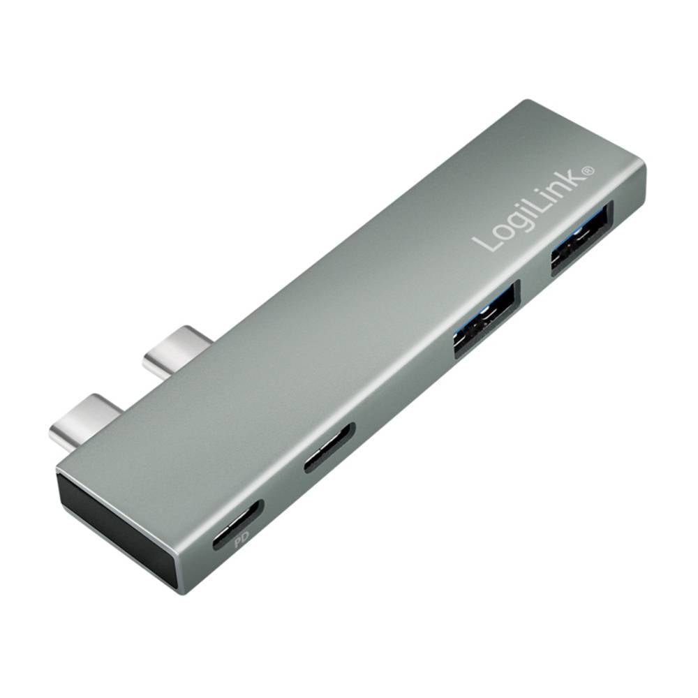 LogiLink Laptop-Dockingstation USB 3.2 (Gen2x2) Dockingstation, 4-Port, PD, USB-C® Power Delivery