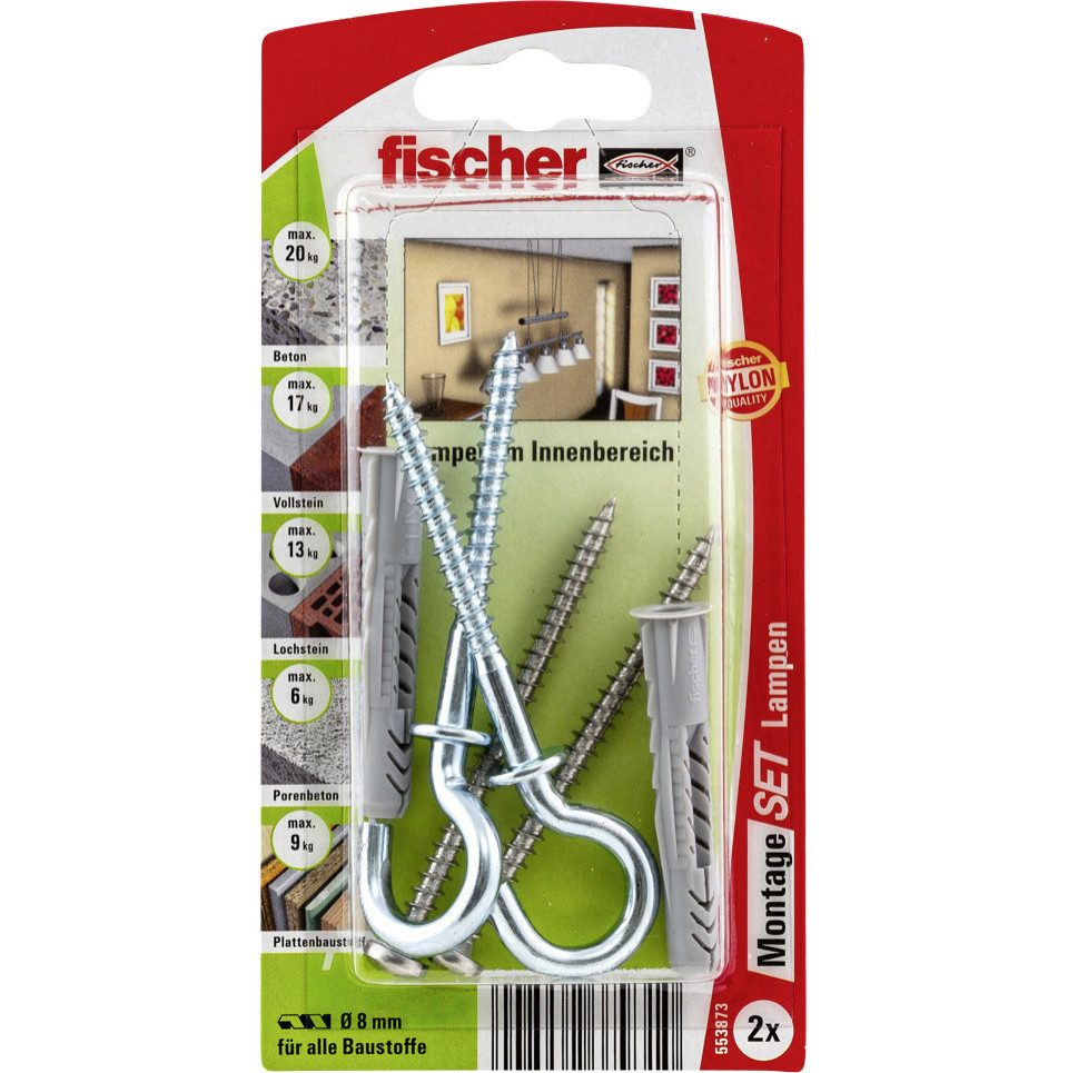 fischer Dübel-Set Fischer Montage-Set Lampen