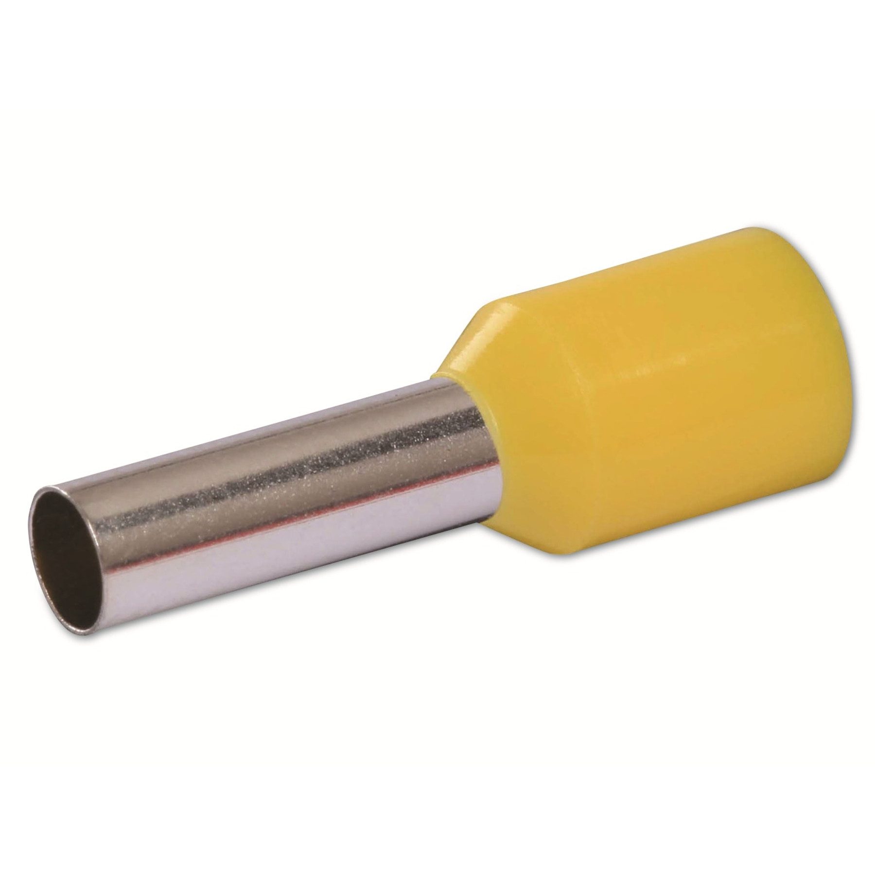 Quadrios Aderendhülsen QUADRIOS Aderendhülse 22C431, 6 mm², Gelb, Teilisoliert, 100 Stück