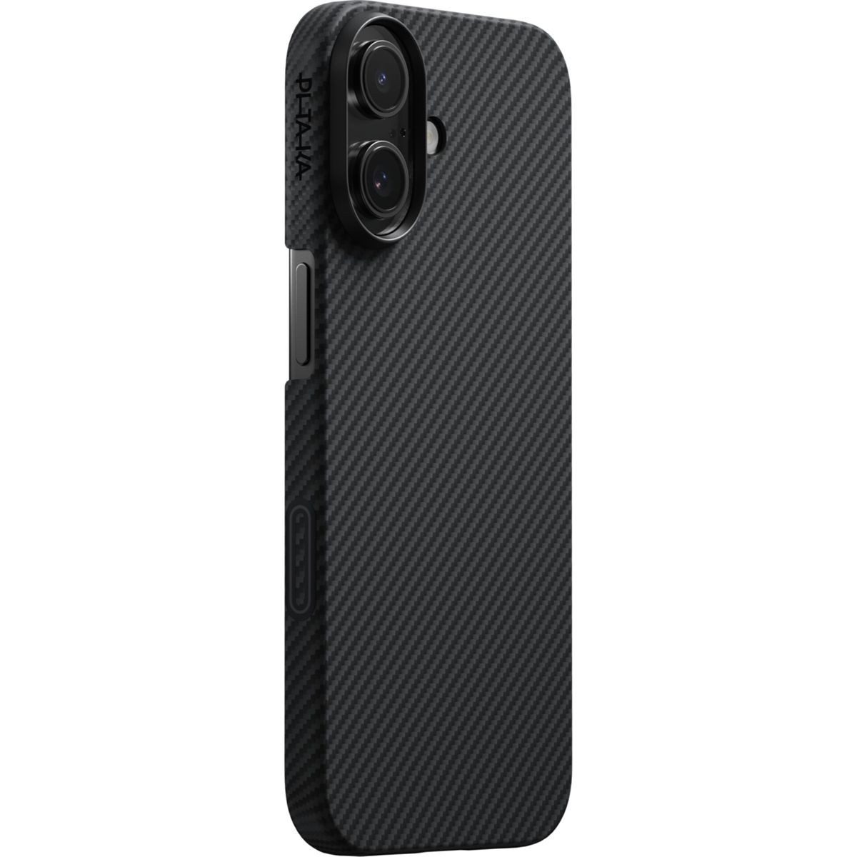 Pitaka Smartphone-Hülle Ultra-Slim Case for iPhone 17 Black/Grey Twill