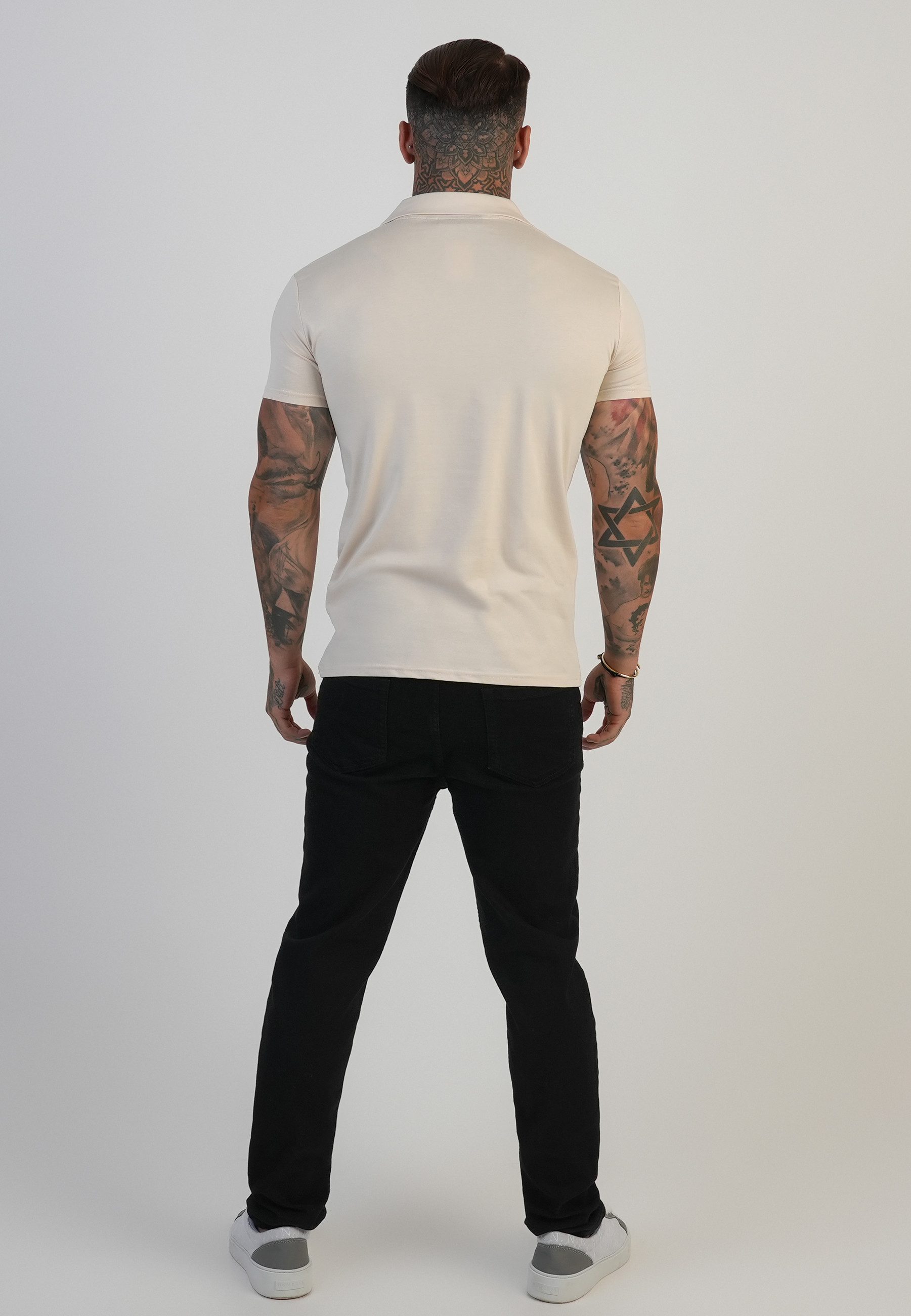 Siksilk T-Shirt SikSilk Herren Revere Polo T-Shirt