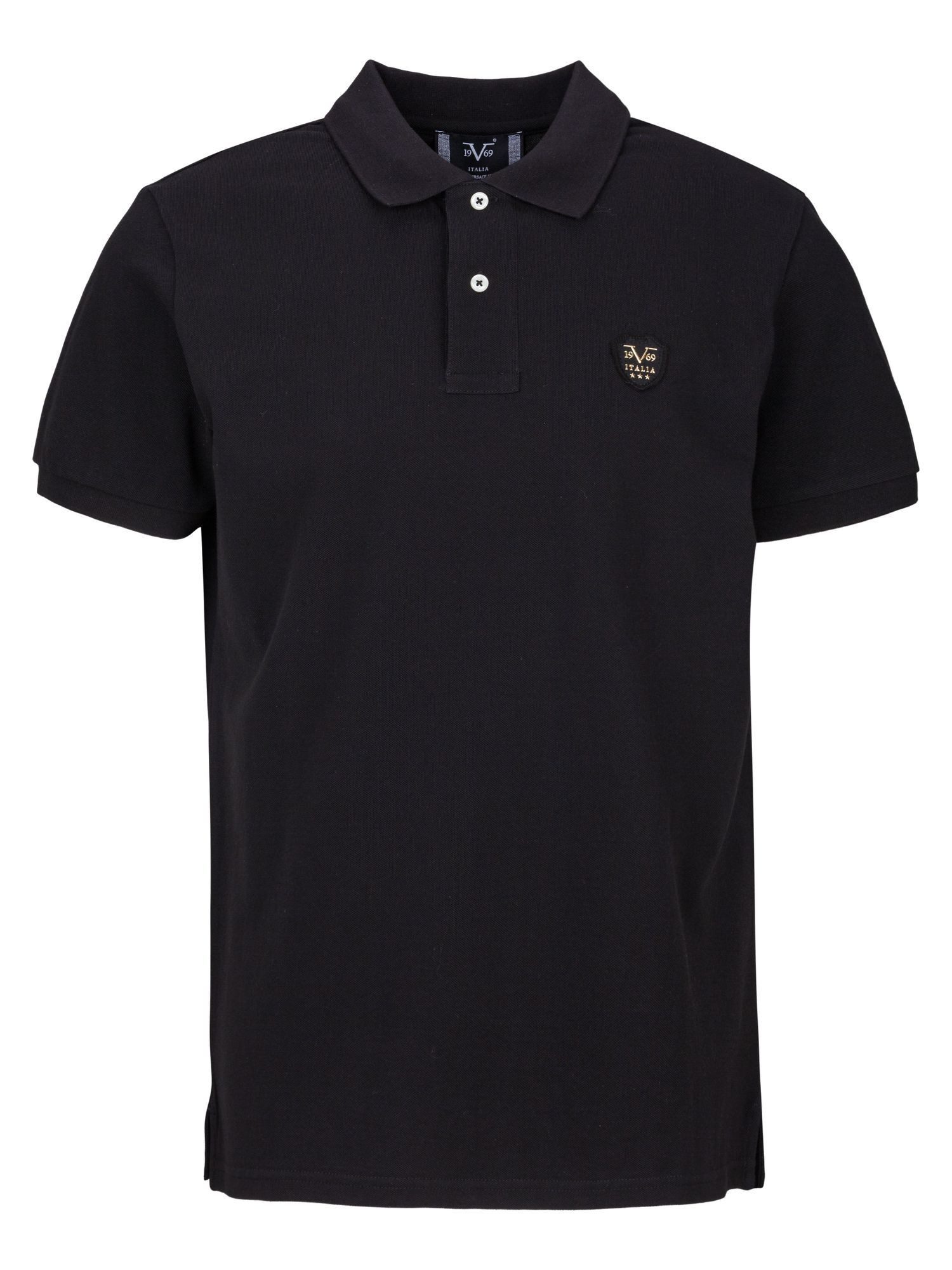 19V69 ITALIA Poloshirt EMILIO LOGO PATCH