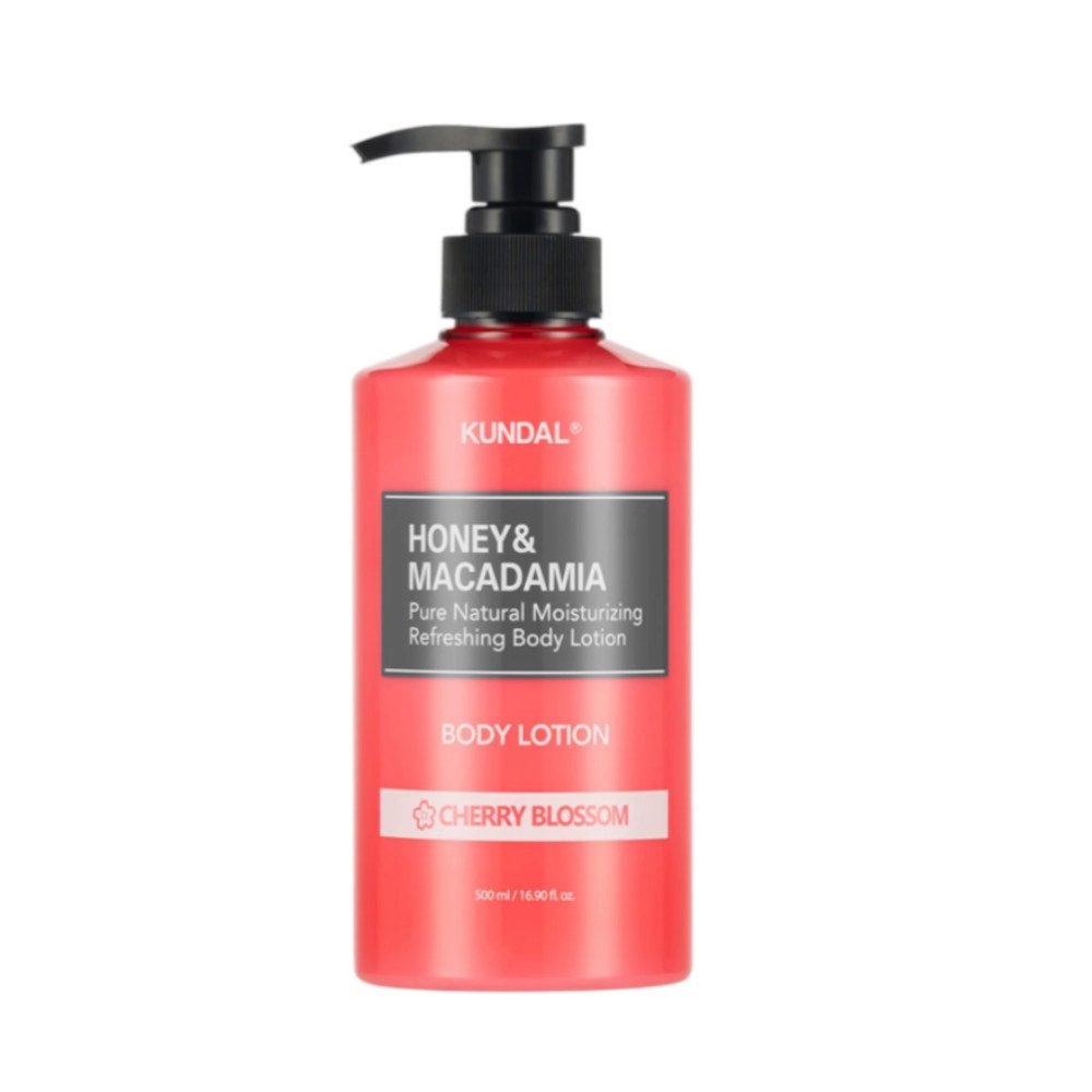 KUNDAL Bodylotion KUNDAL, Honey & Macadamia Pure Body Lotion, Cherry Blossom - 500ml