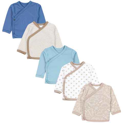 TupTam Wickelshirt TupTam Baby Jungen Langarm Wickelshirt Baumwolle 5er Set