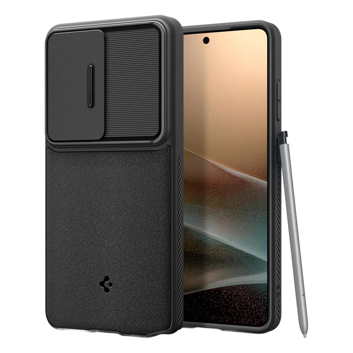 Spigen Backcover Spigen Optik Armor Kameraschieber Samsung Galaxy S26 Ultra - Black