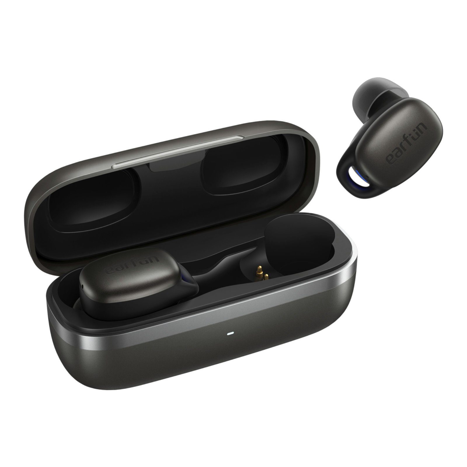 Earfun Free Pro 2 TWS Bluetooth Ohrhörer Навушники-вкладиші (Wireless, Active Noise Cancelling, Fast Charge, 6 Mics, 30 Std. Spielzeit, IPX5)