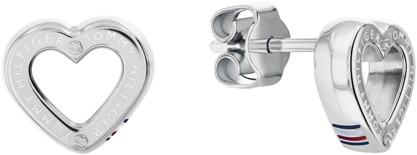 Tommy Hilfiger Paar Ohrstecker TOGGLE HEART, günstig online kaufen