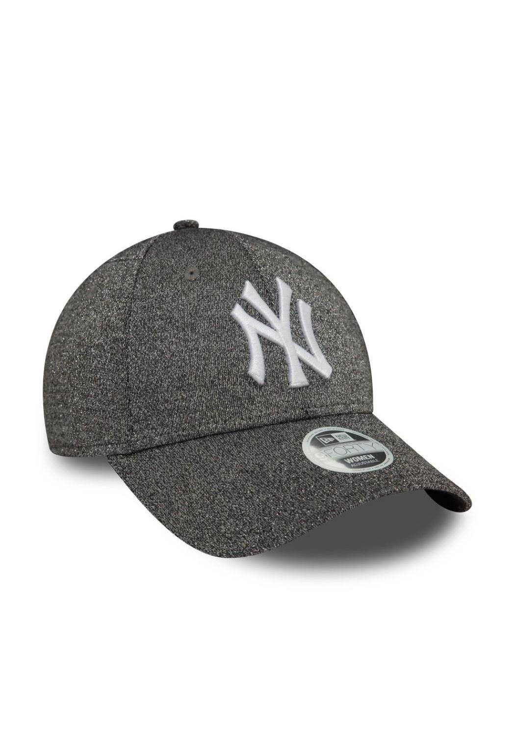 New Era Baseball Cap New York Yankees MLB Womens Glitter Schwarz 9Forty Verstellbare Damen (1-St)