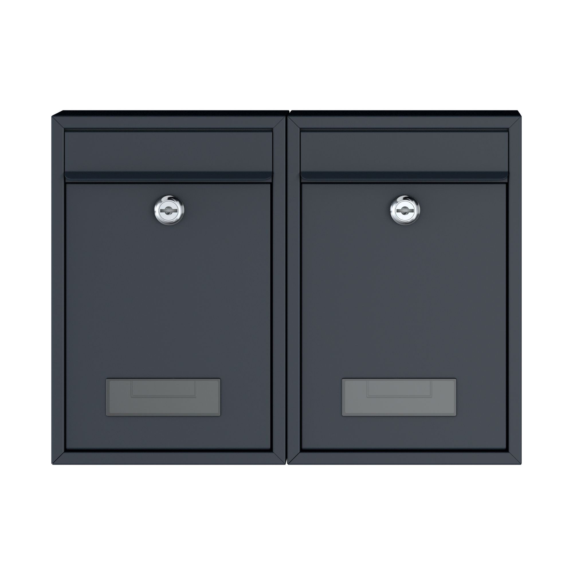 BASI Wandbriefkasten Wandbriefkasten, Maße 320 x 215 x 82 mm (Spar-Set, 2-S günstig online kaufen