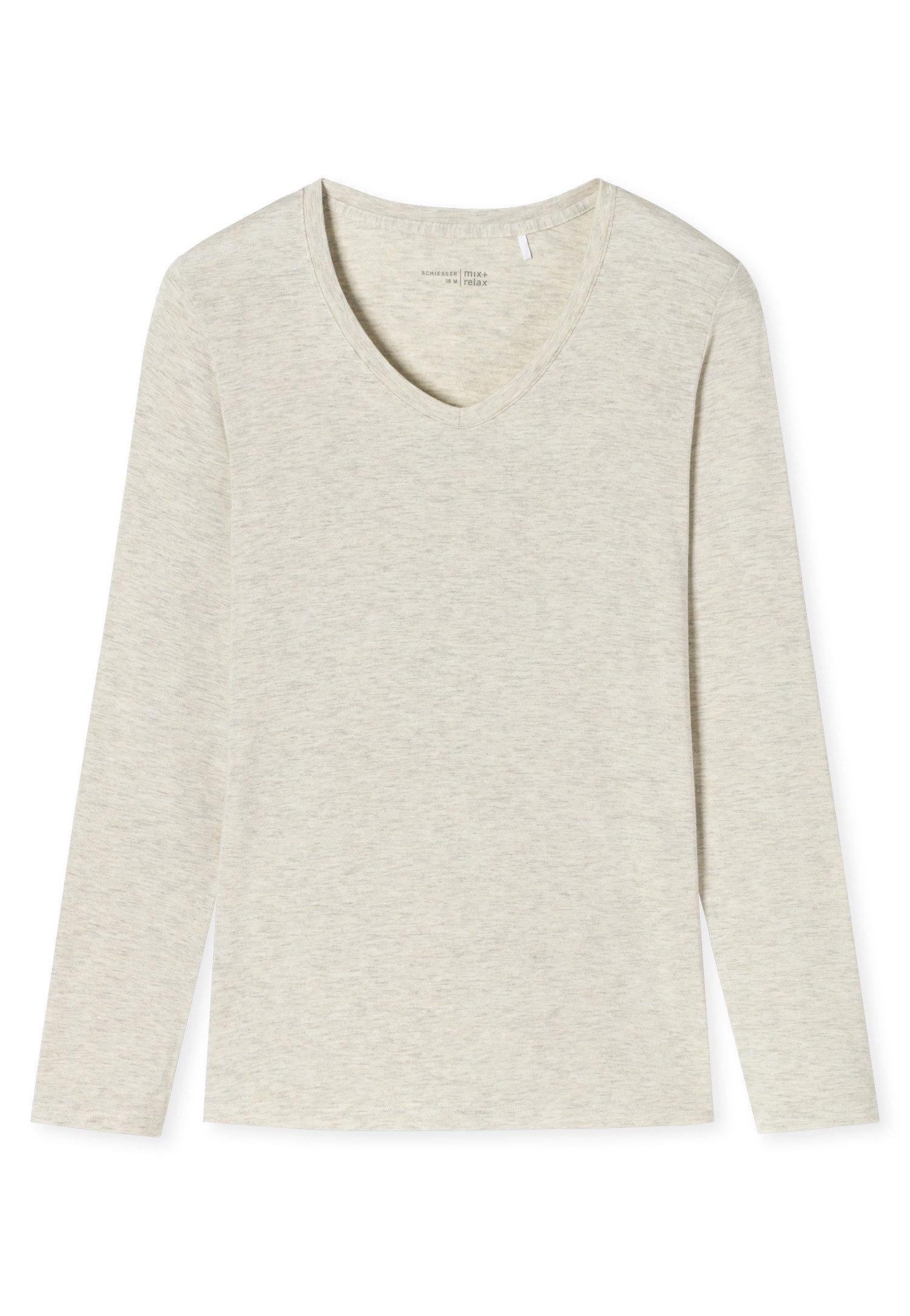 Schiesser Pyjamaoberteil Langarmshirt