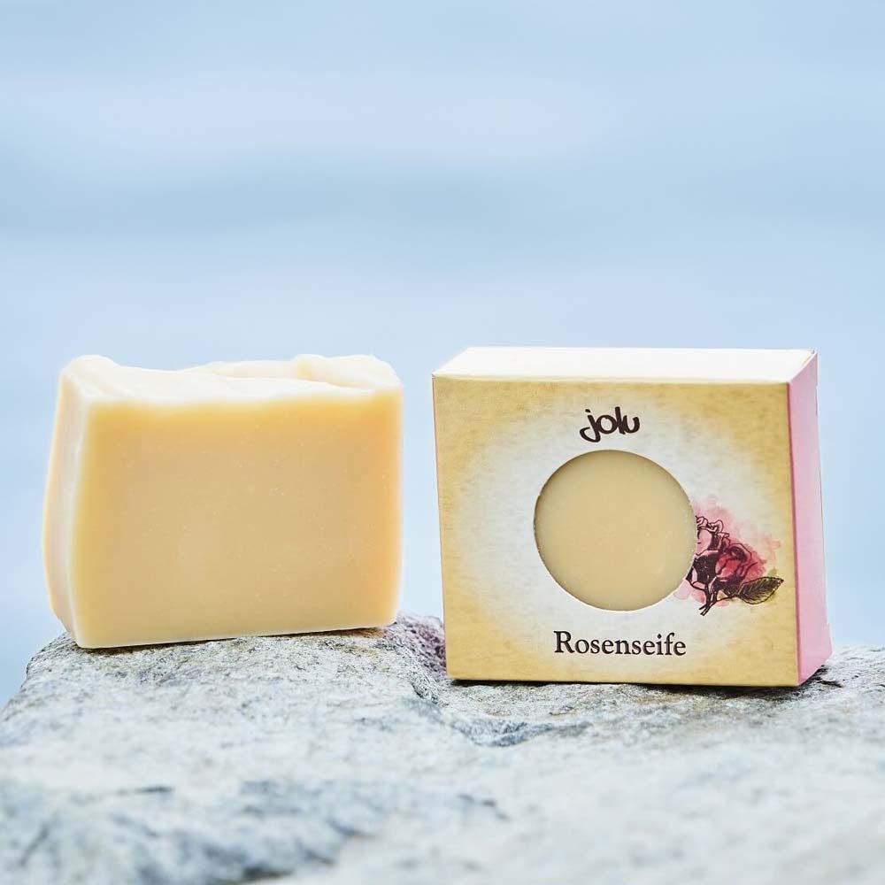 Jolu Handseife Duschseife - Rose 90g
