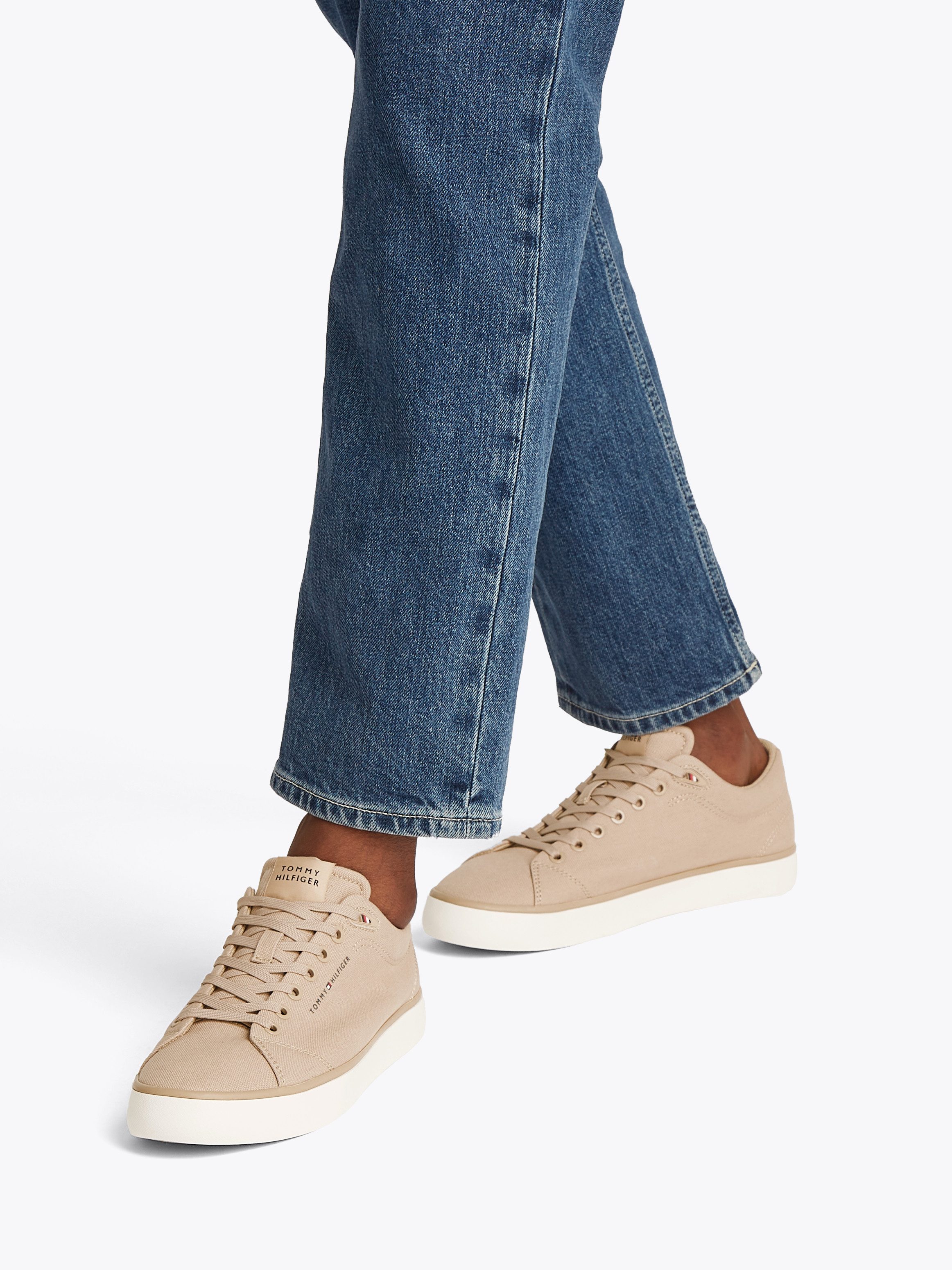 Tommy Hilfiger TH HI VULC LOW CORE CANVAS Sneaker, Freizeitschuh, Halbschuh günstig online kaufen